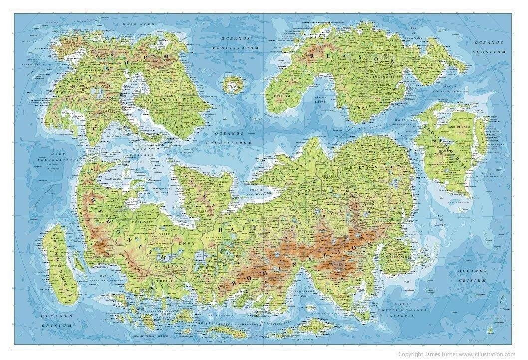 Map of Humanity - HW Coated