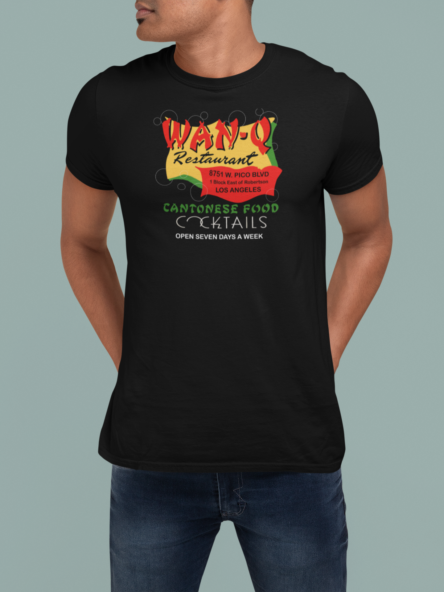 Wan-Q Restaurant Matchbook Reproduction Men's T-Shirt