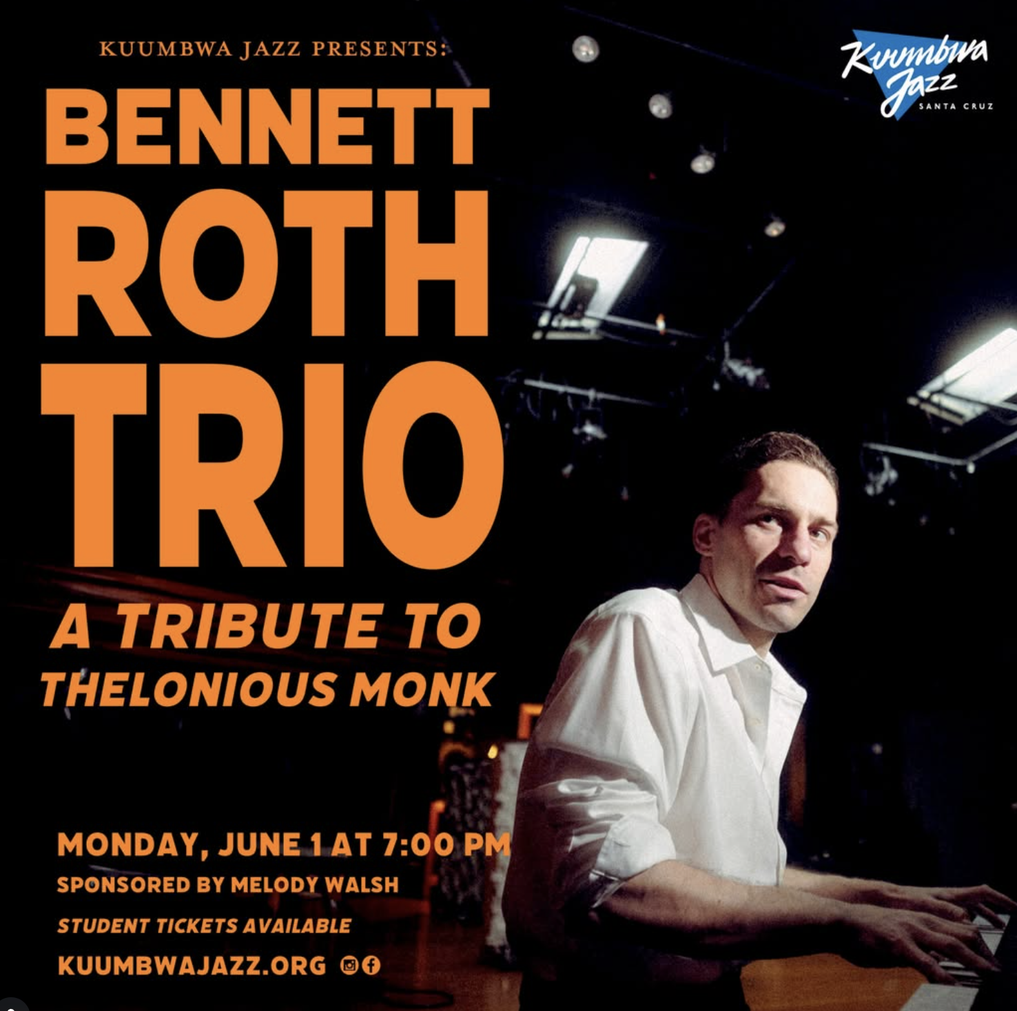 Bennet Roth Trio Tribute to Thelonius Monk