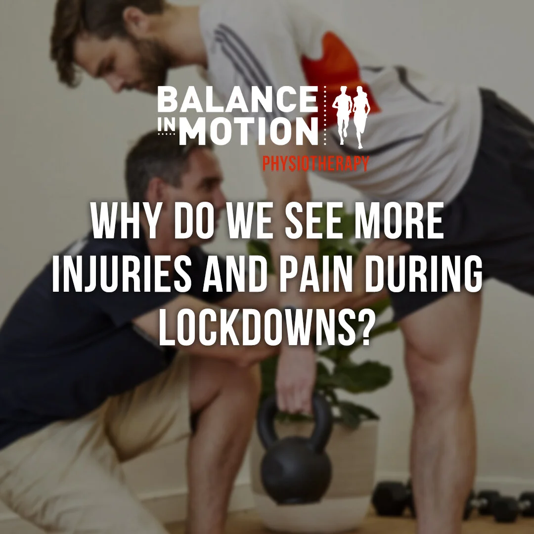 Why Do We See More Injuries and Pain During Lockdowns?