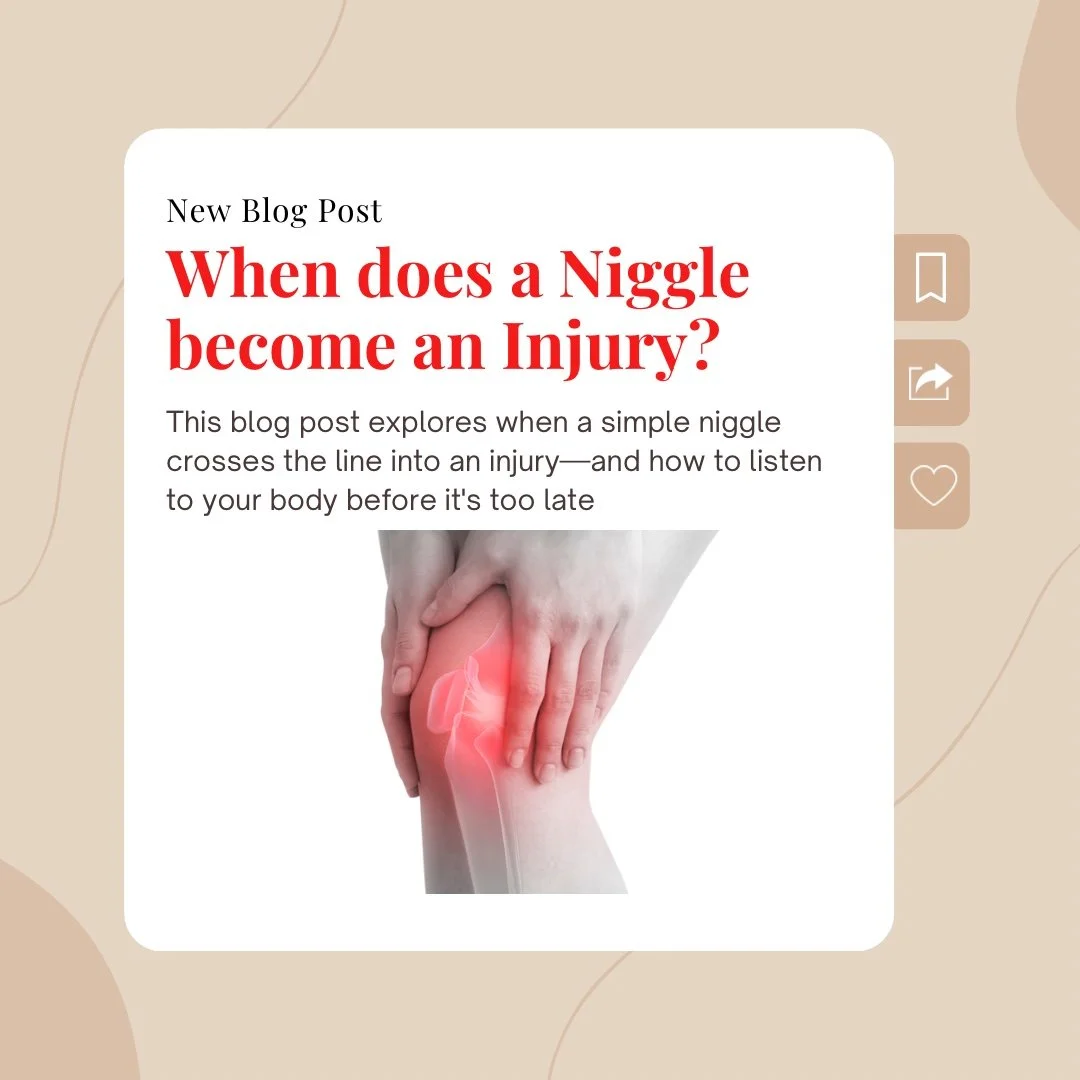 When does a Niggle become an Injury