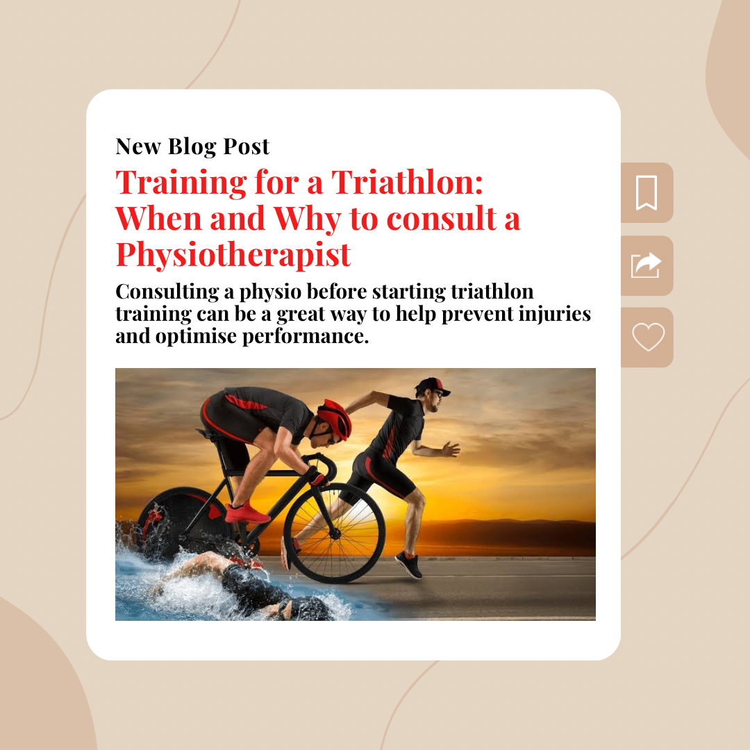 Training for a Triathlon: When and Why to consult a Physiotherapist