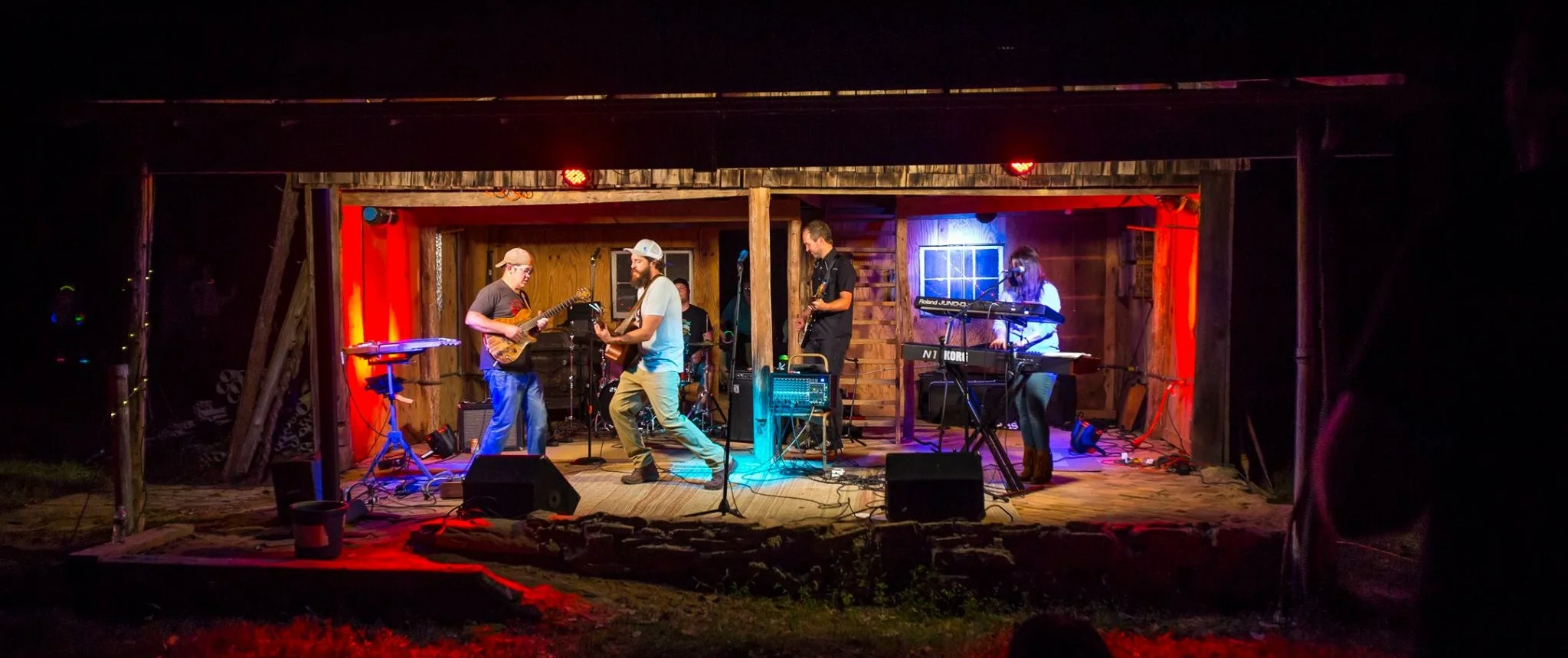 T.A. Clayton and the Soul Miners played a rousing set of outlaw country, soul and funk originals.