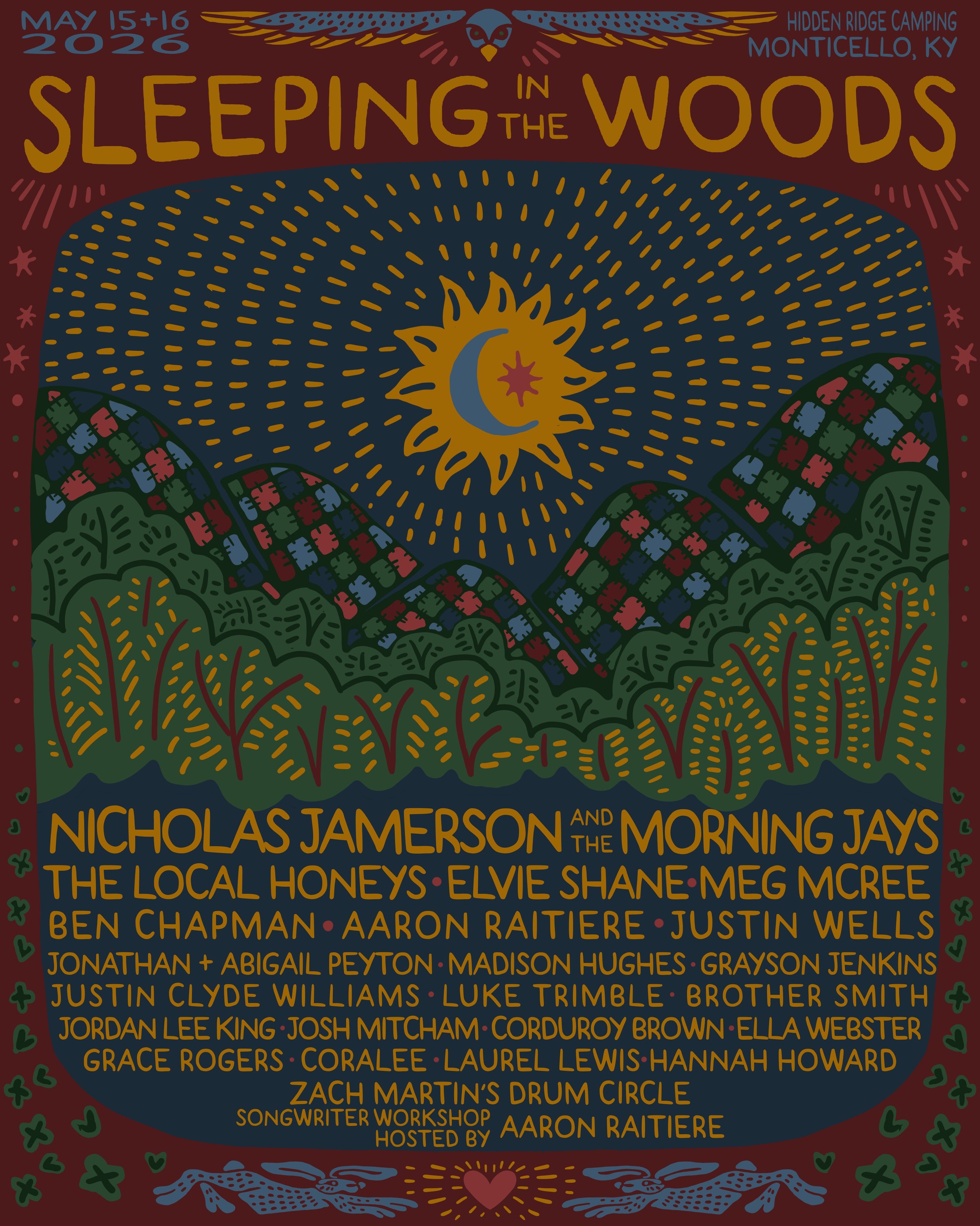 Sleeping in the Woods Songwriter Festival