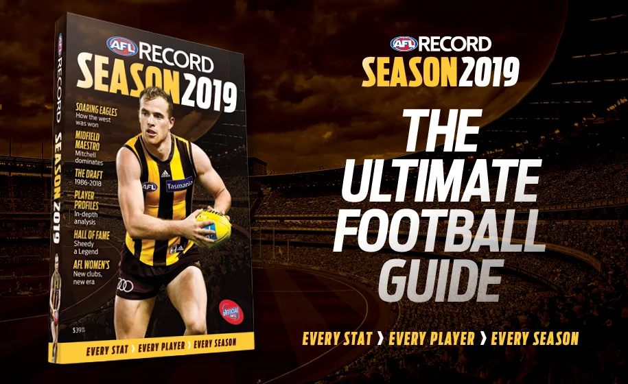 AFL RECORD SEASON 2019 (includes postage and handling)