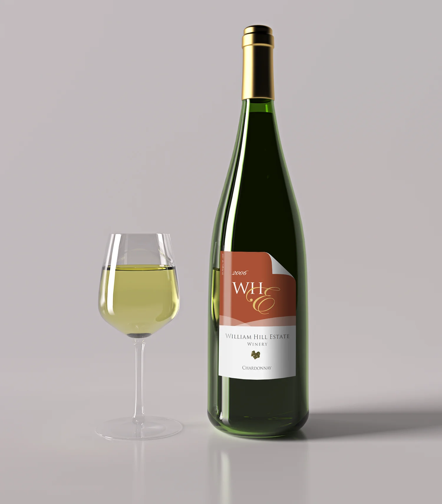 Wine label concept
