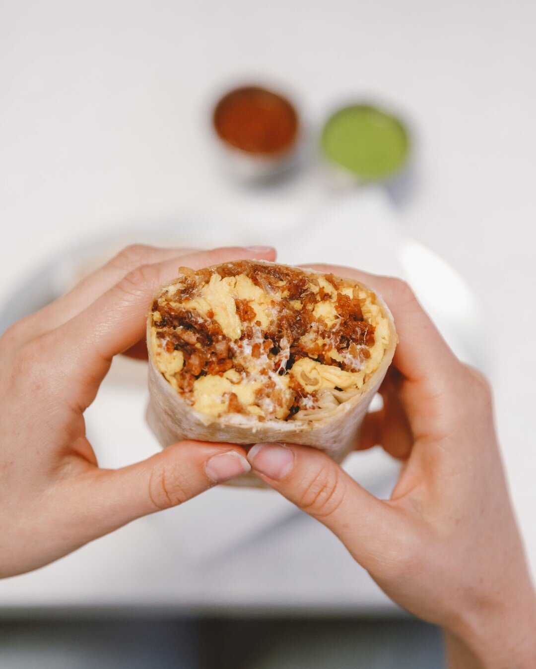 That first bite feeling.⠀⠀⠀⠀⠀⠀⠀⠀⠀
⠀⠀⠀⠀⠀⠀⠀⠀⠀
⠀⠀⠀⠀⠀⠀⠀⠀⠀
#alfalfa #breakfastburrito #burrito #sauce