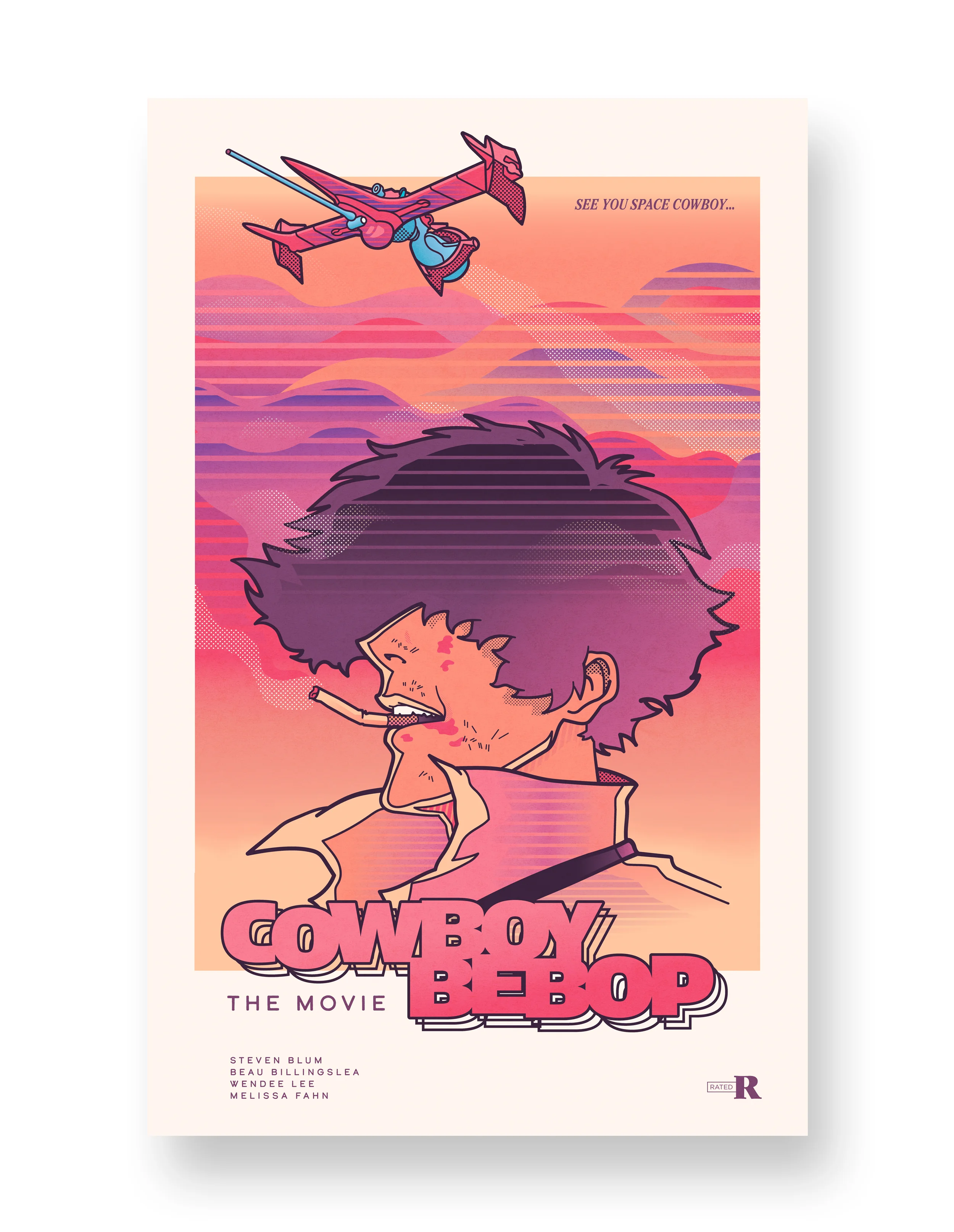 Get Wallpaper Cowboy bebop poster For iPhone Free