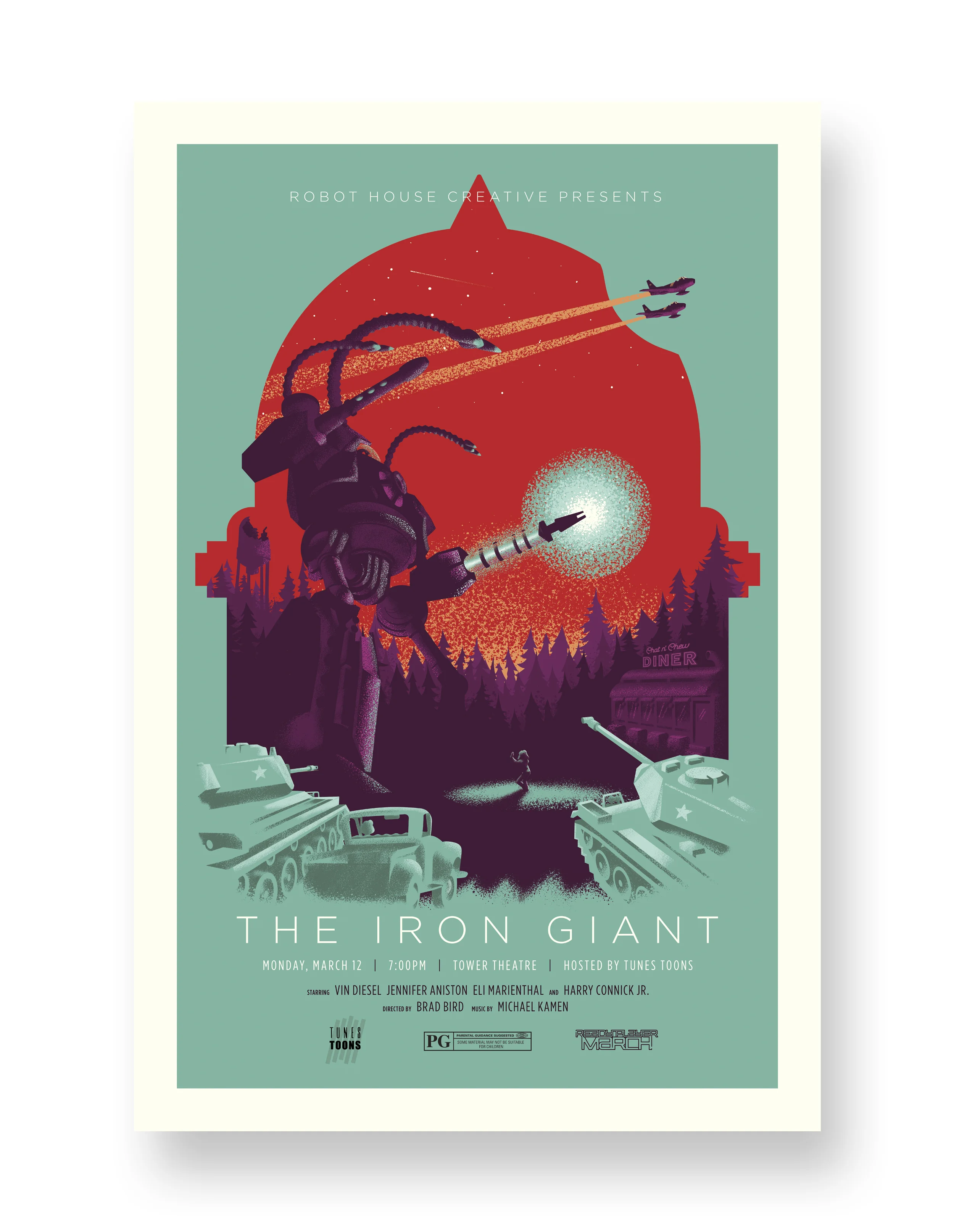 THE IRON GIANT TOWER THEATRE VARIANT