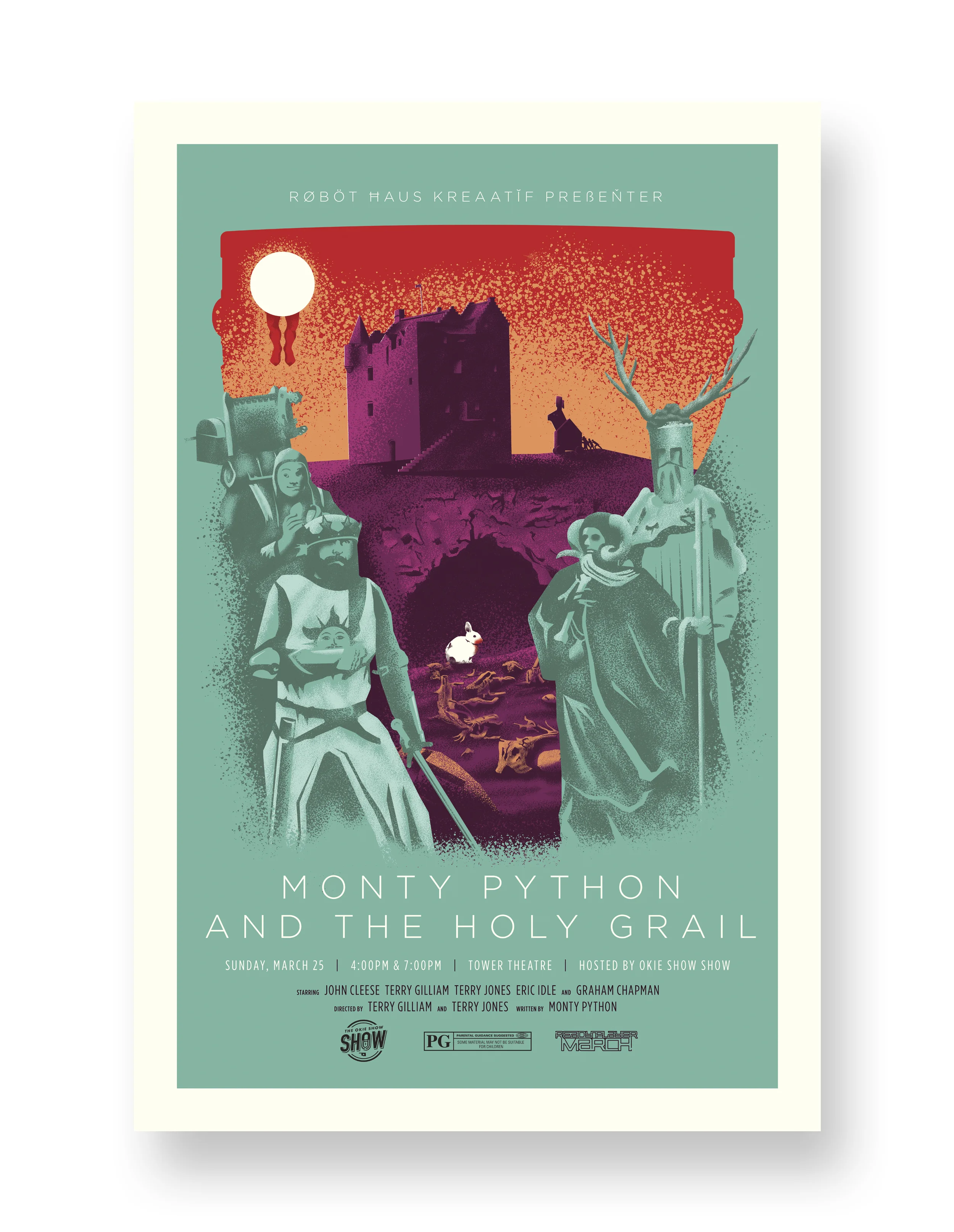 MONTY PYTHON AND THE HOLY GRAIL TOWER THEATRE VARIANT