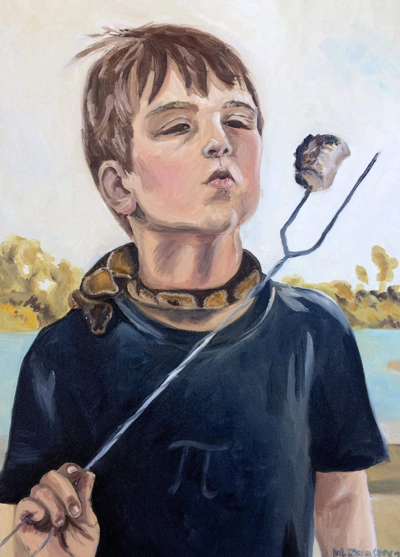 Boy with Snake