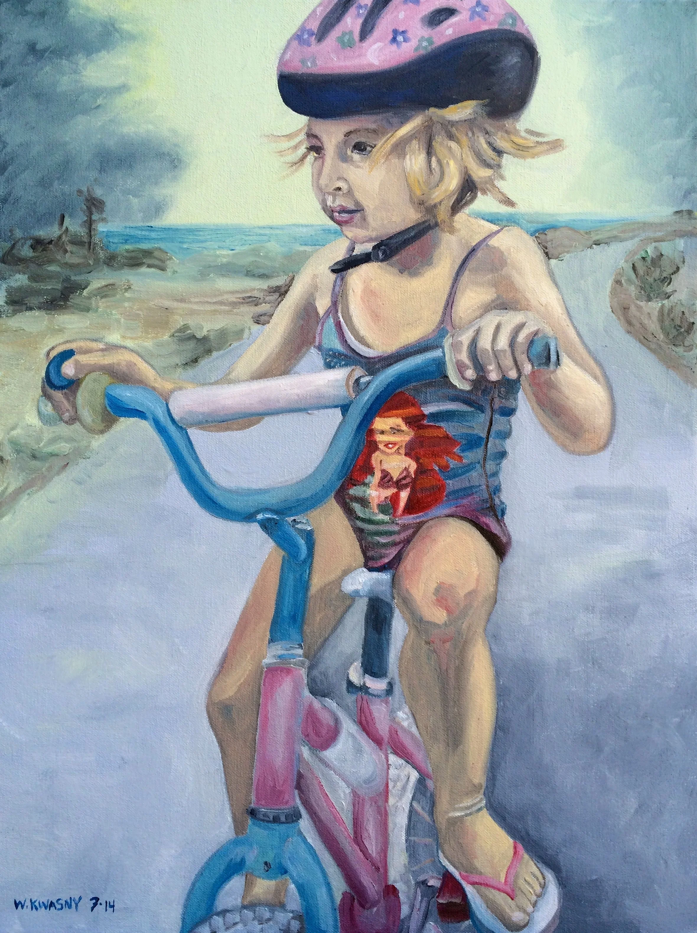 Girl on Bike