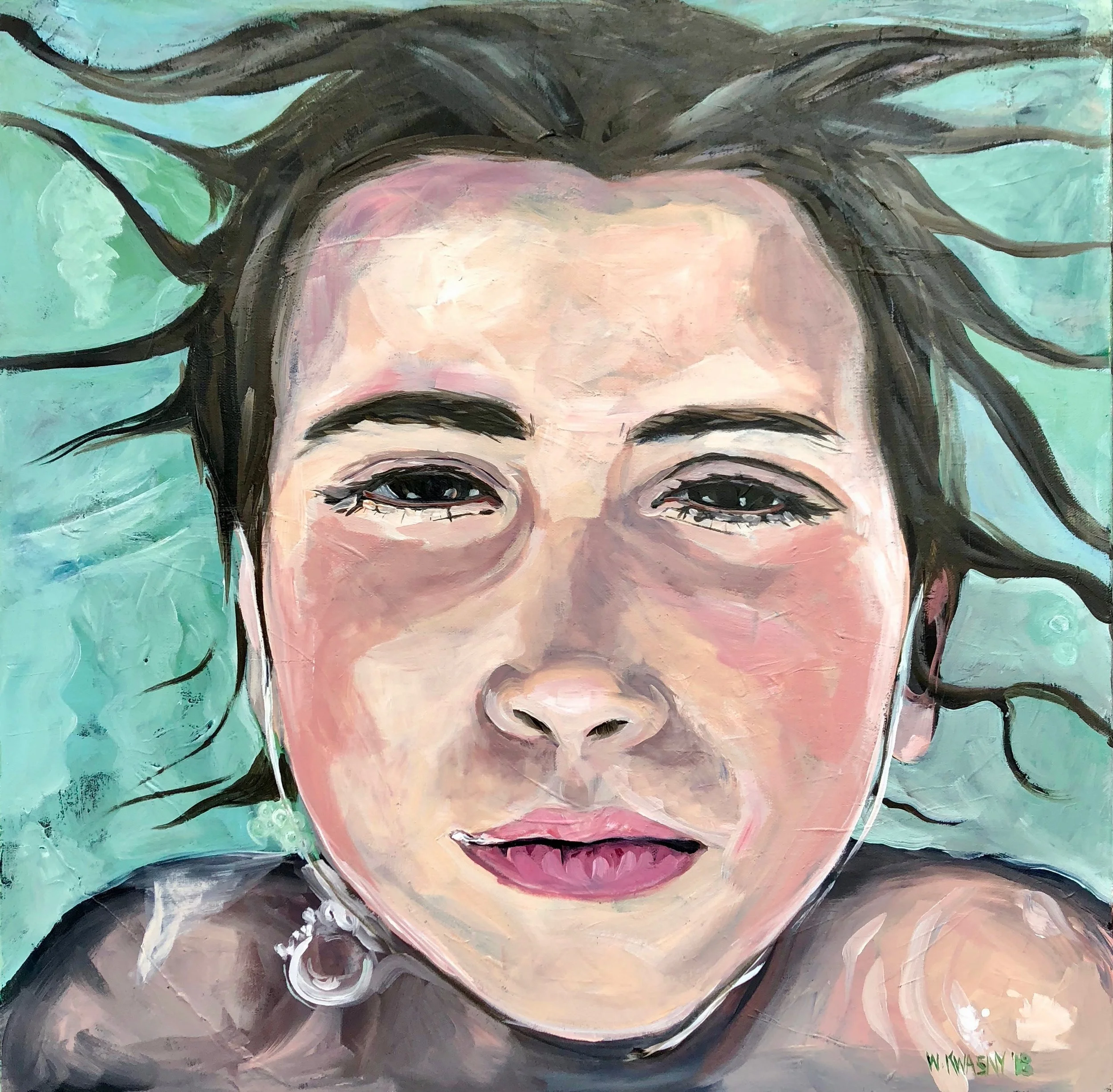 Submerged, 24"x 24"
