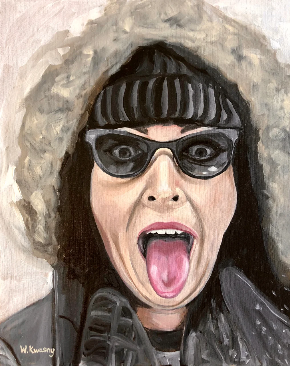 Snow Day, Self Portrait 2019