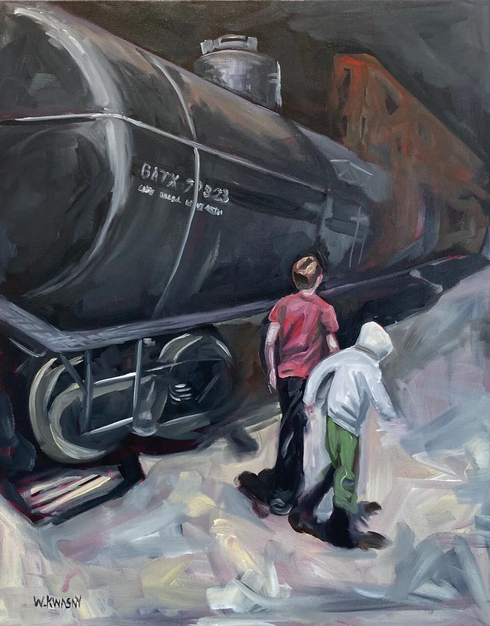 Polar Express 18’x 24” Acrylic on Canvas