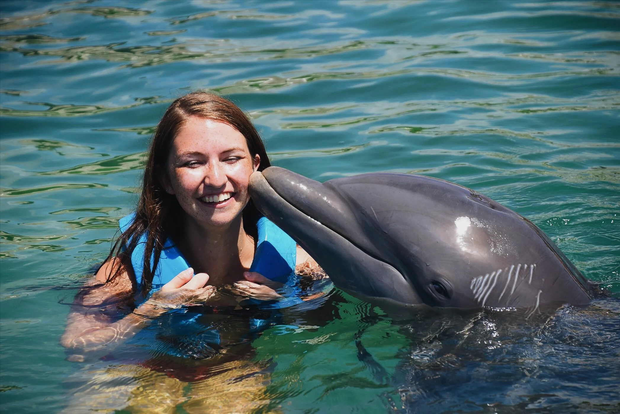 girldolphinmexicocancunsummer