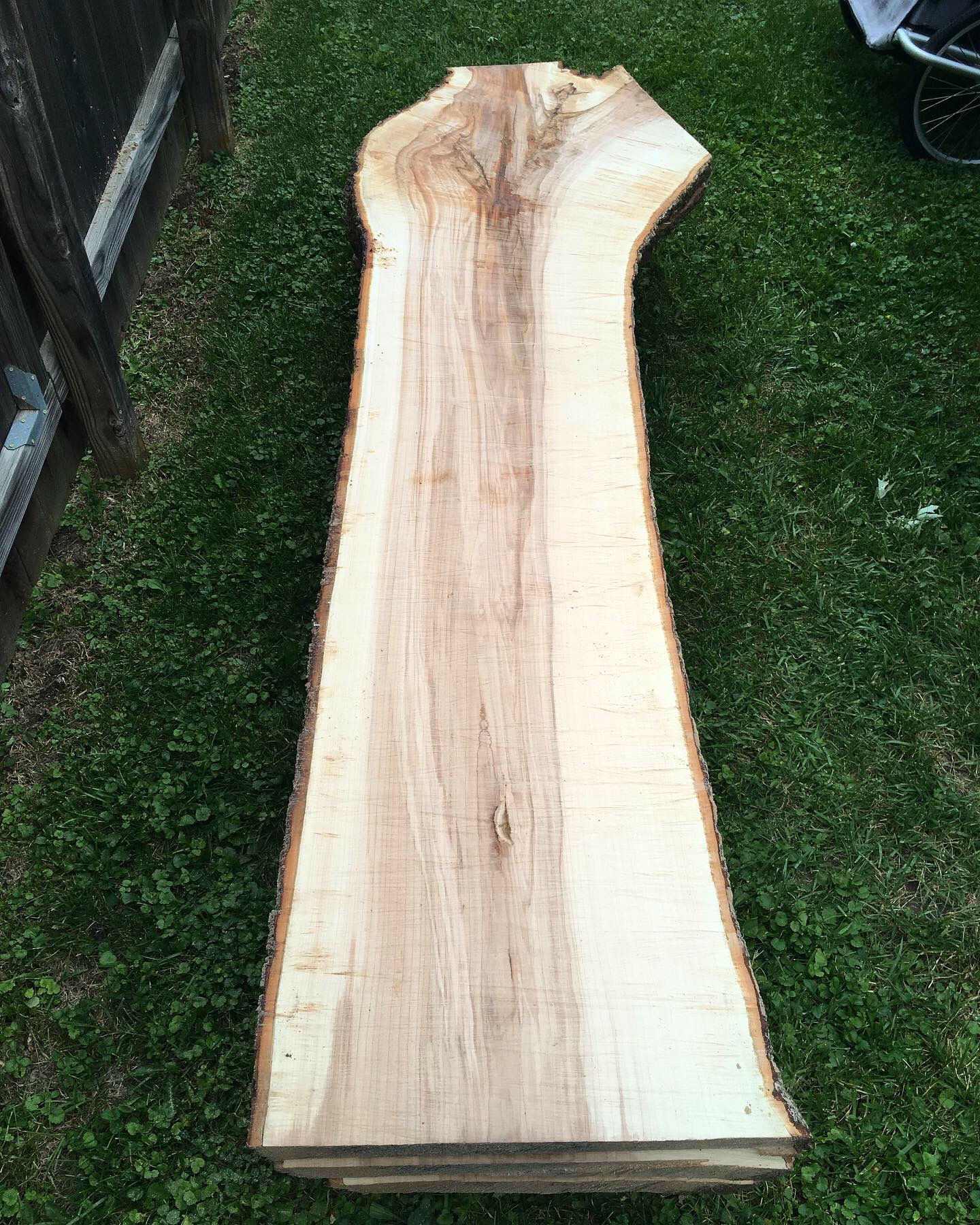 Fort Wayne woodworking Live edge wood slab.JPG