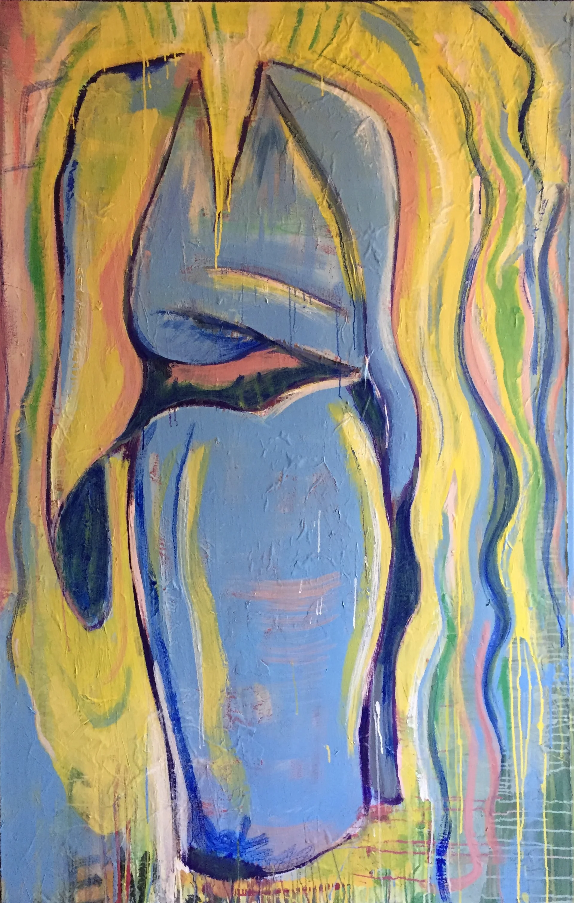 Venus in a Blue Suit