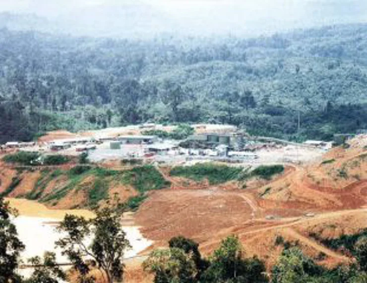Above: Gold project Tribis managed from exploration to production in Indonesia