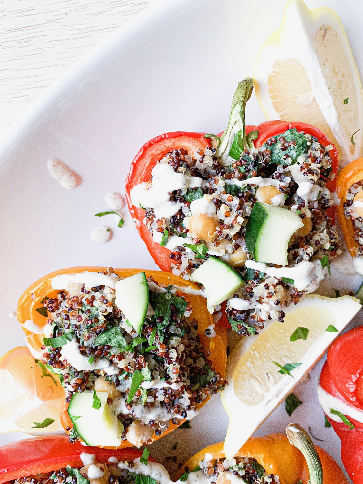 Mediterranean Stuffed Peppers 