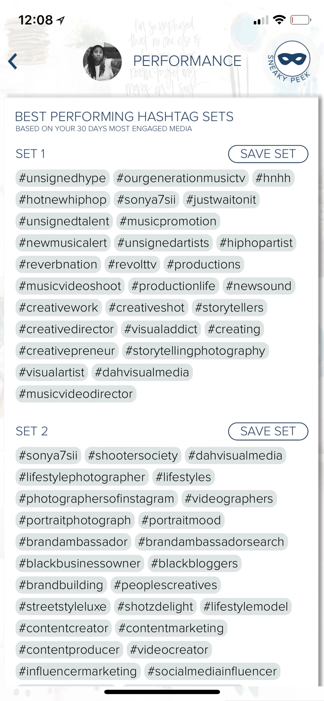 Best Performing Hashtags