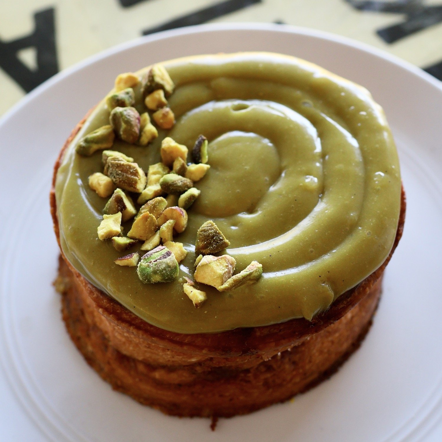 Pistachio Scroll