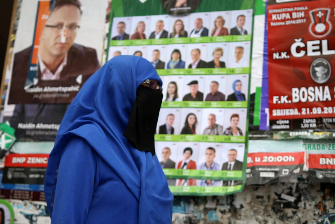 September 21, 2016, Zavidovici - Indira Sinanovic was the first women wearing hijab to run for City council of Zavidovici during the 2016 elections.