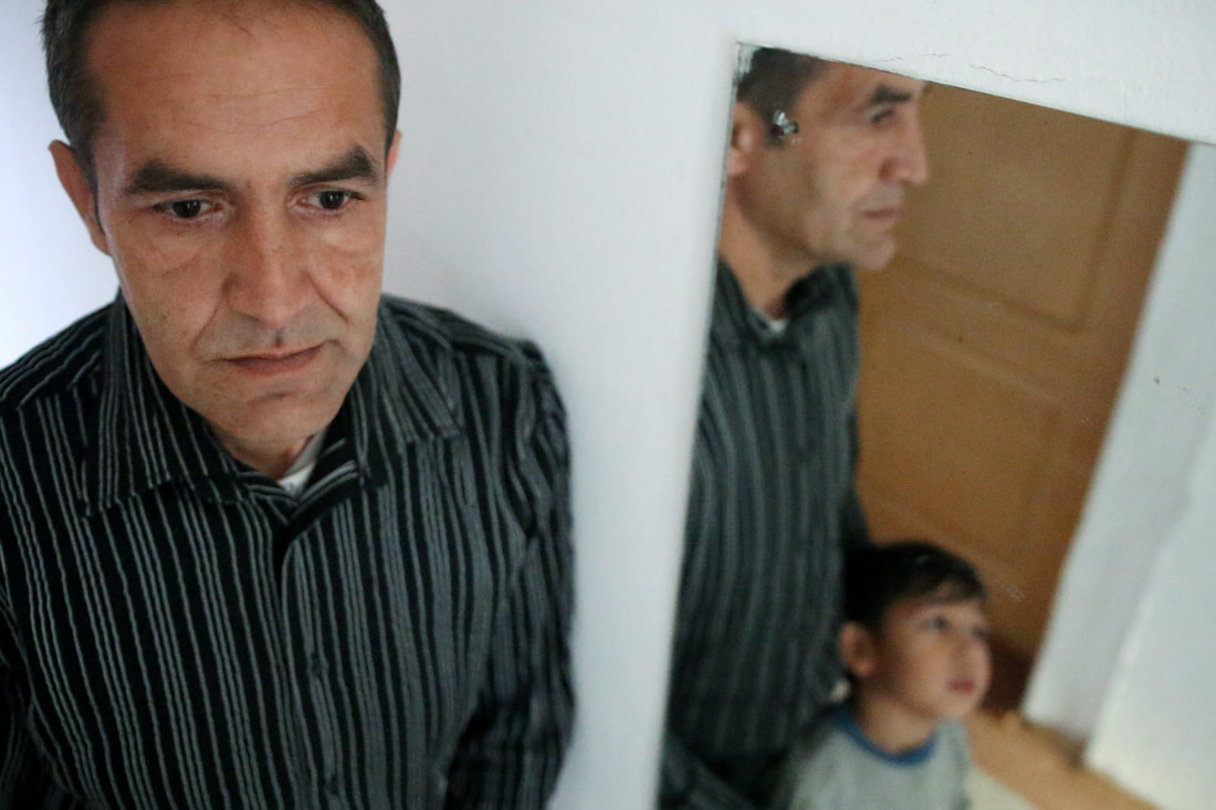 December 28, 2016, Svatovac - Nazif Mujic is a Roma "actor". He was starring in Danis Tanovic's movie about Roma life in Bosnia. He won a Silver Bear award in Berlin for that movie, which he sold for 4,000 Euros.