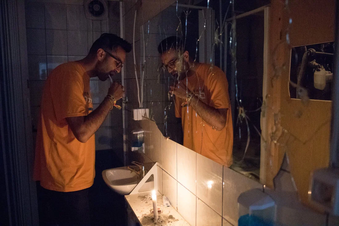 June 20, 2017, Sarajevo - War Hostel is a unique experience in Sarajevo. It's a hostel where the sound of shelling is played during the night and there is no electricity. They use candles and sleep on the floor. When you knock on the door, a man wearing a uniform greets you. In 2016, official data say that 90% of tourists that visited Sarajevo, came only for war tourism.