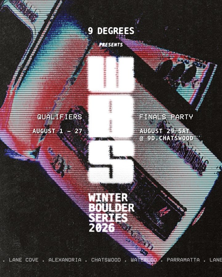 The Winter Boulder Series just kicked off at @9degreessydney, and we&rsquo;re so excited that @gramicci Australia is contributing this year by adding a challenge!
Across 5 locations in Sydney, participants can get their Gramicci passports stamped by 