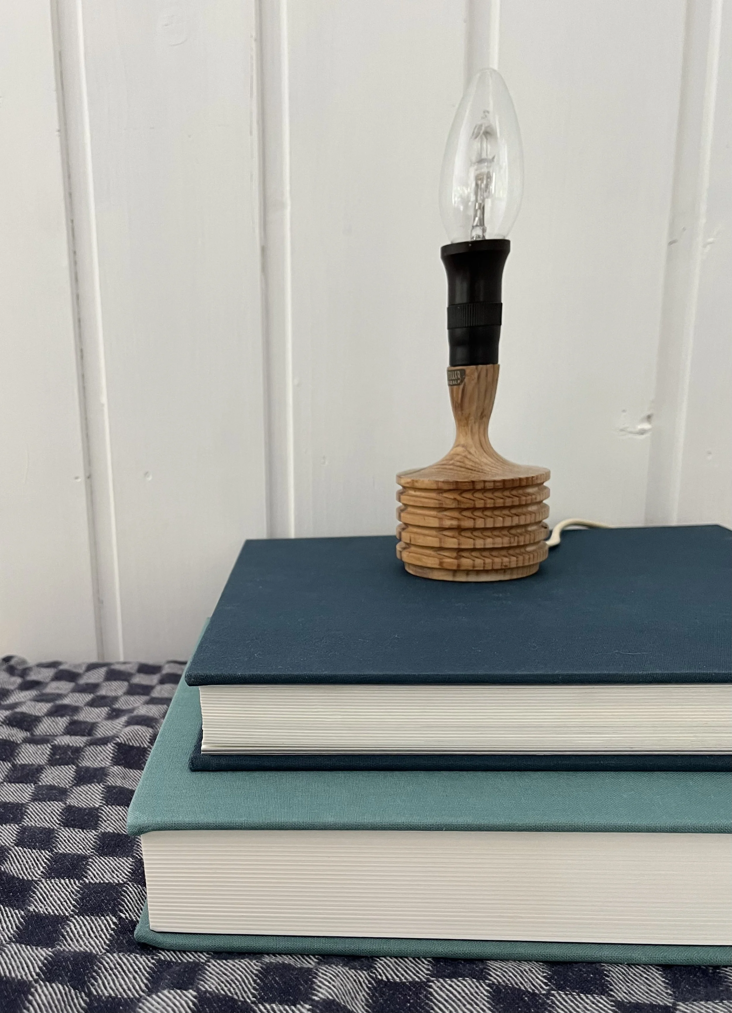 Small Wooden Table Lamp