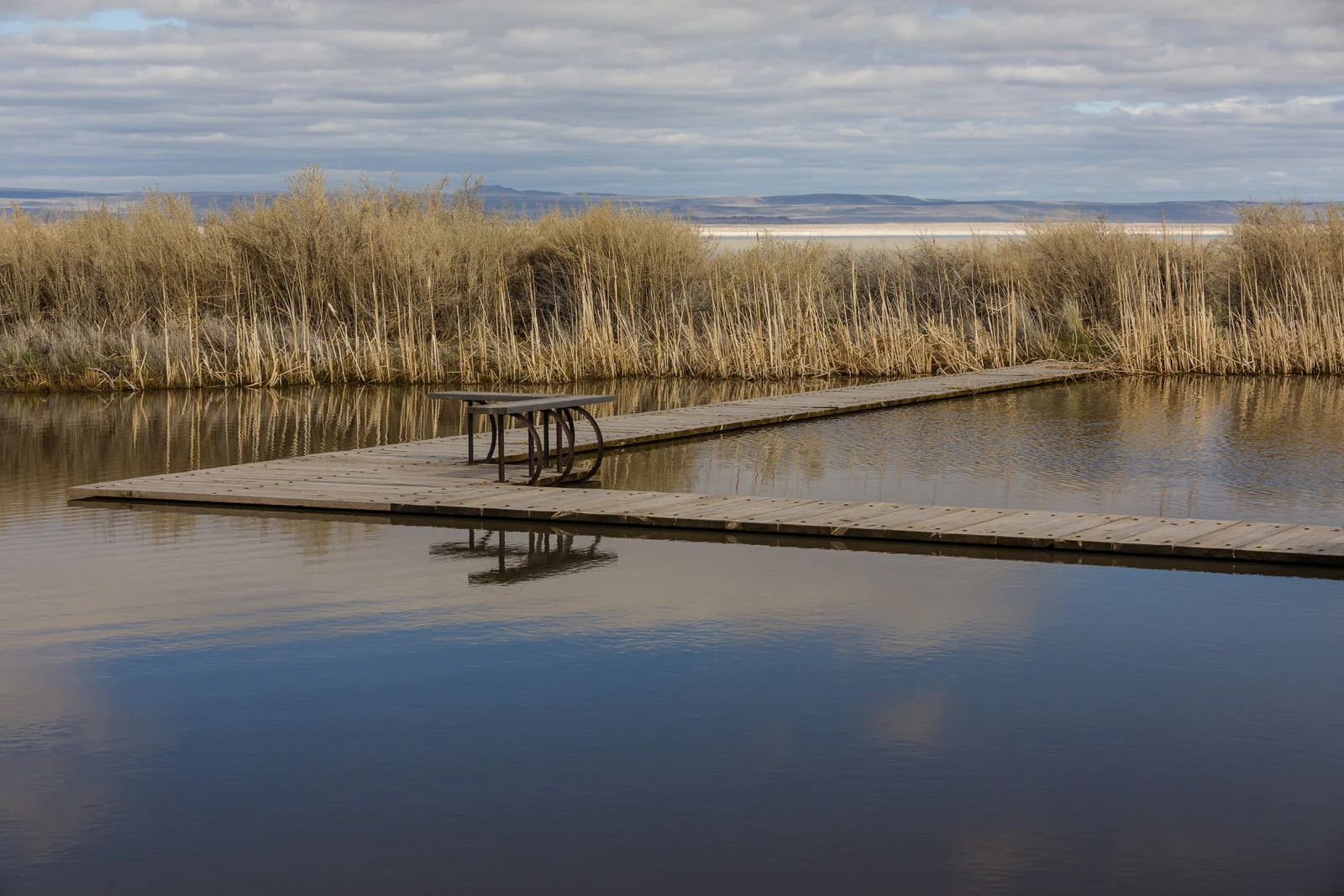 Reflecting Pond at Summer Lake in Central Oregon