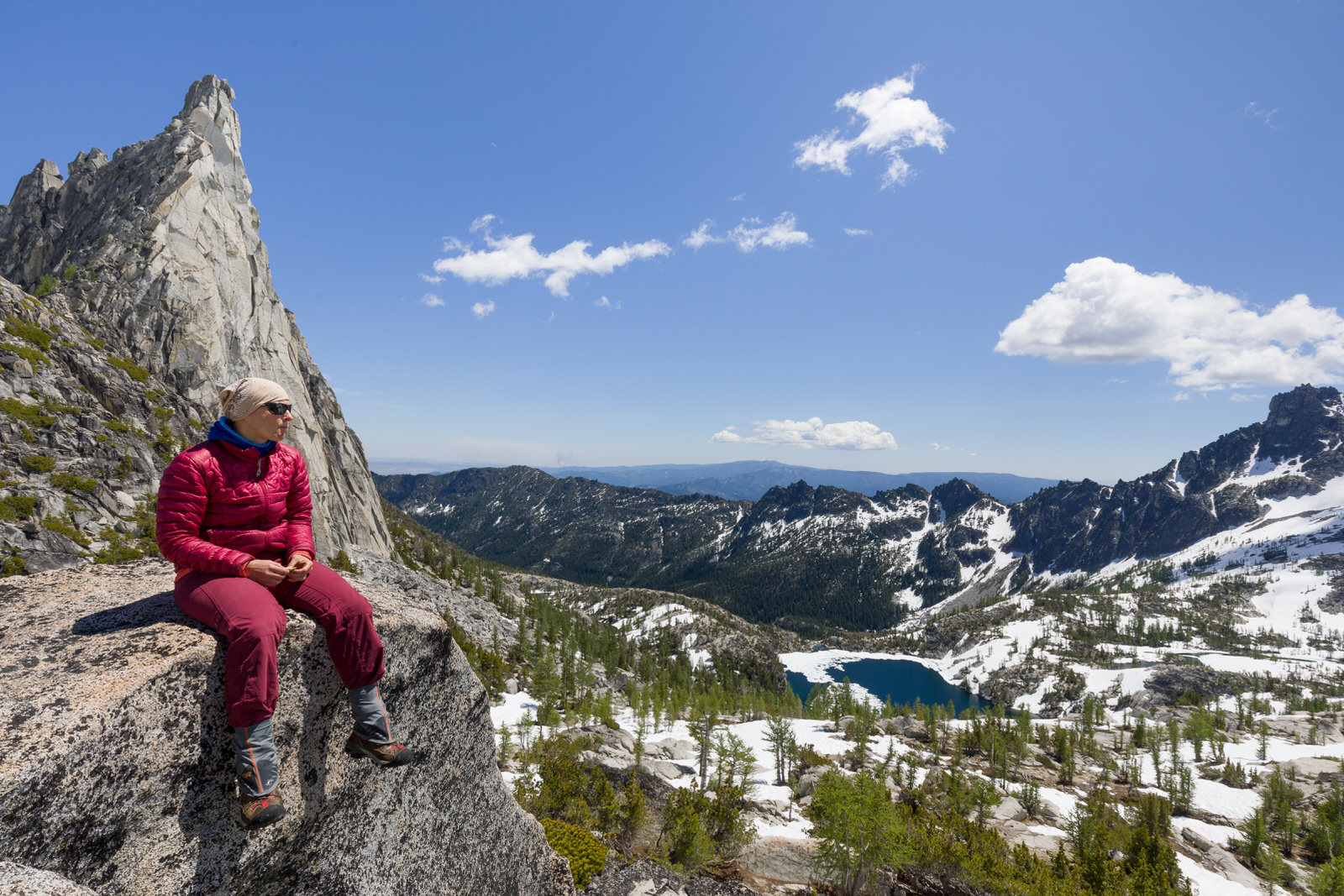  Lunch at Prusik Pass in the Enchantments 