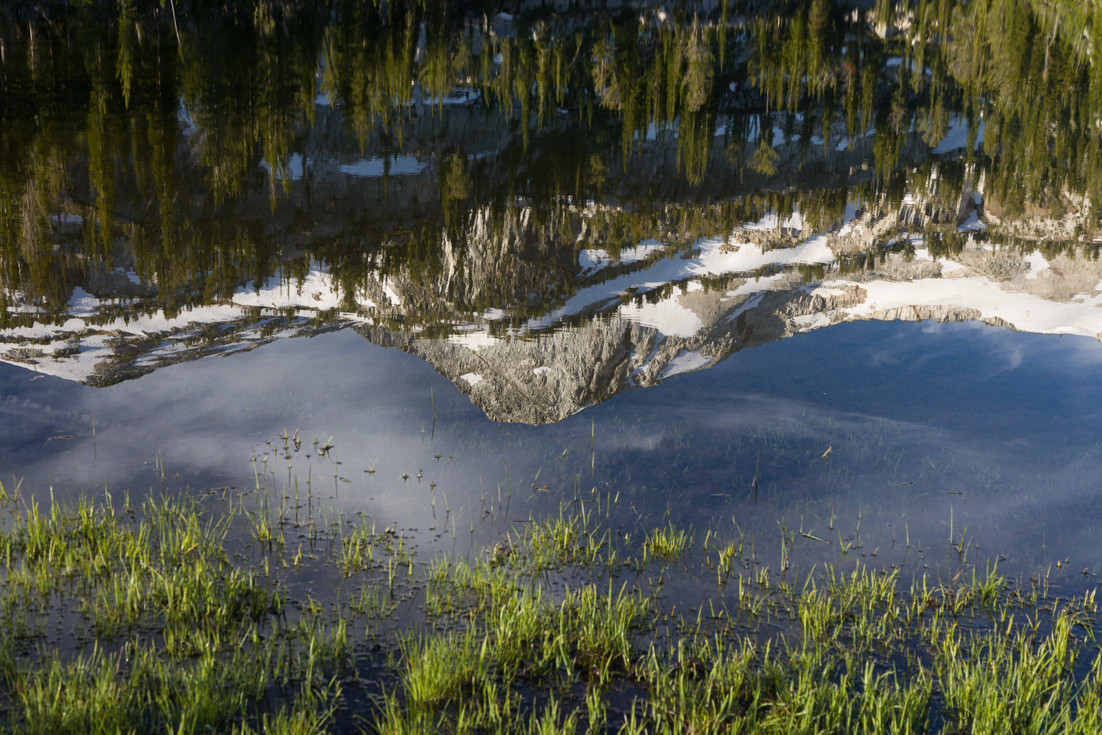 Eagle Cap reflection near Moccasin Lake in the Wallowas 