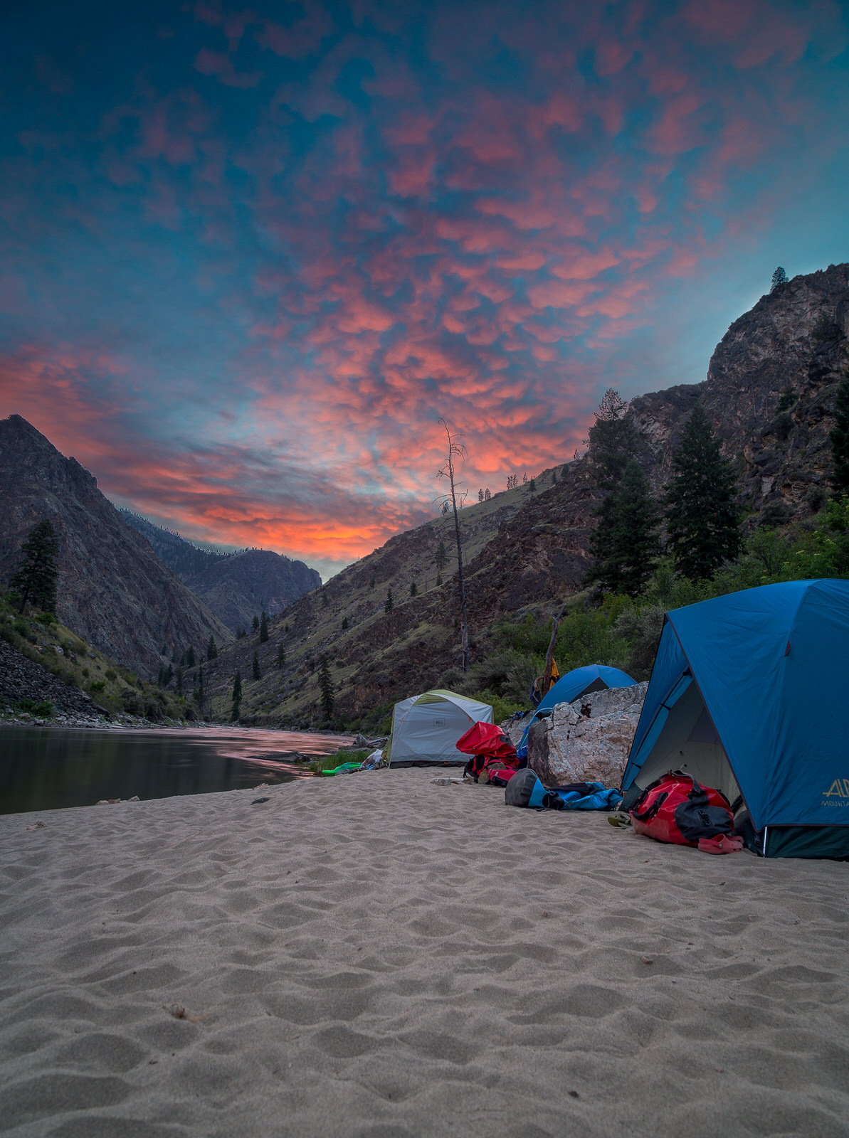  Sunrise over the Middle Fork of the Salmon River 