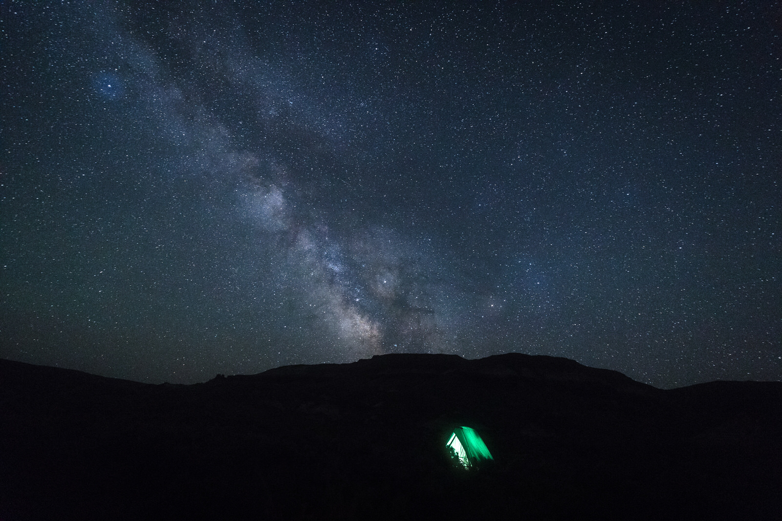  Camped under the Milky Way 