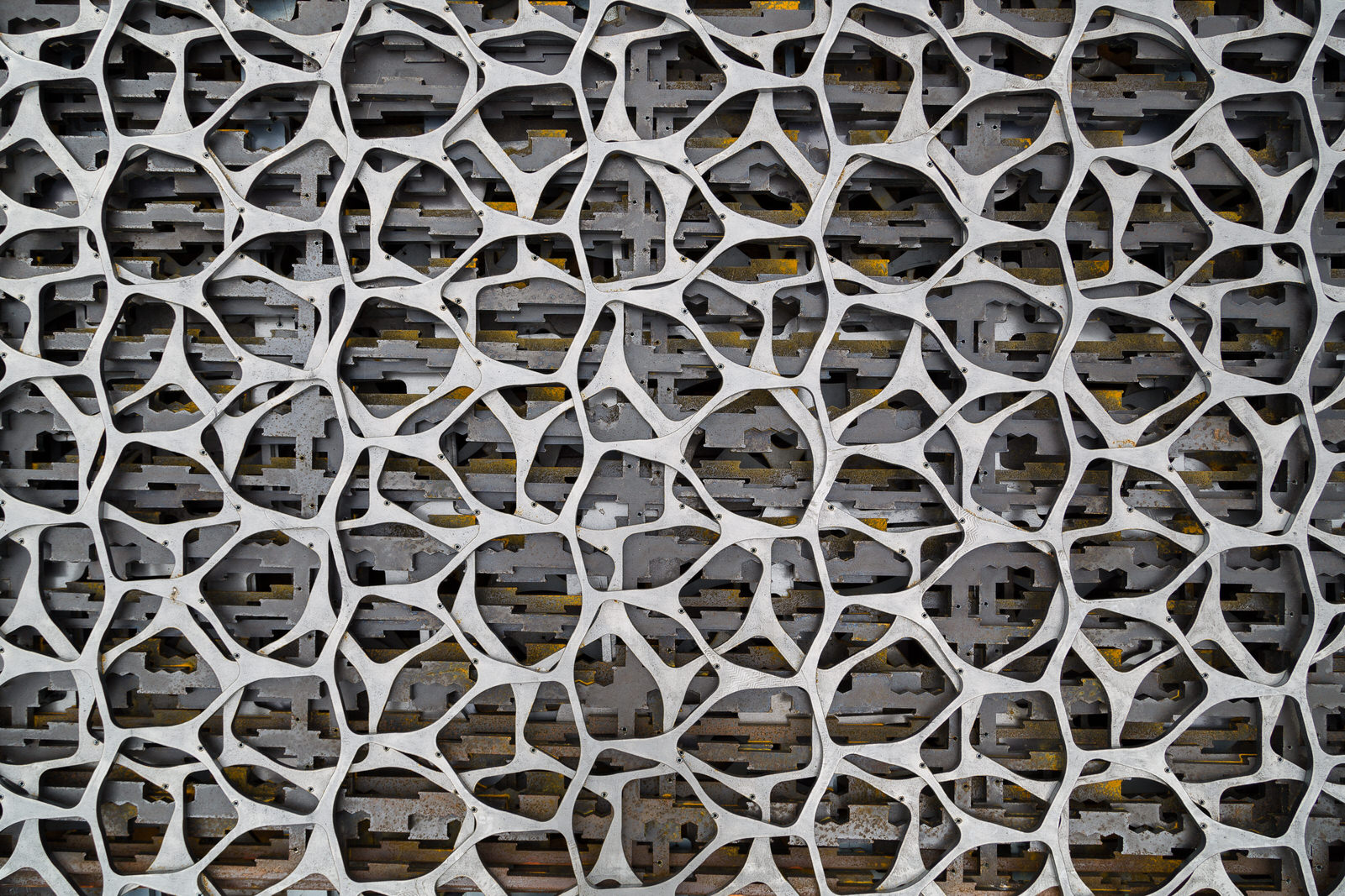  Abstract patterns in the scrap metal pile at Kni-Co Manufacturing 