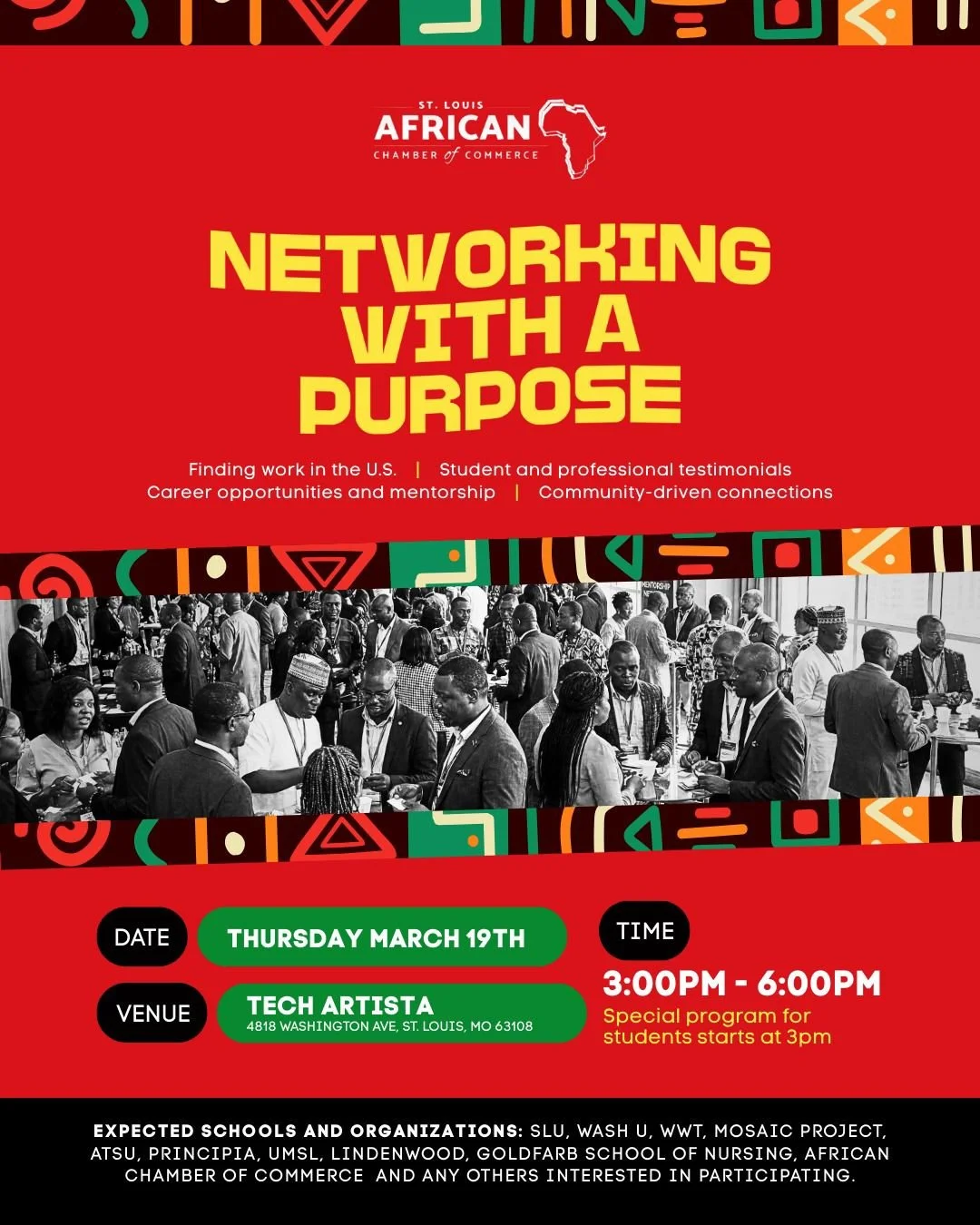Networking with a Purpose, International Student event.
