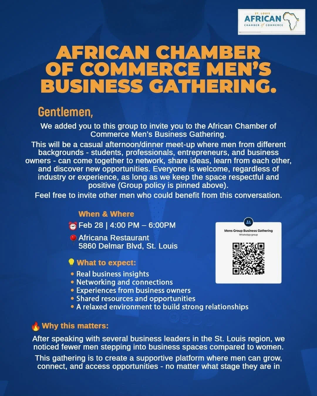 Mens Business Meeting