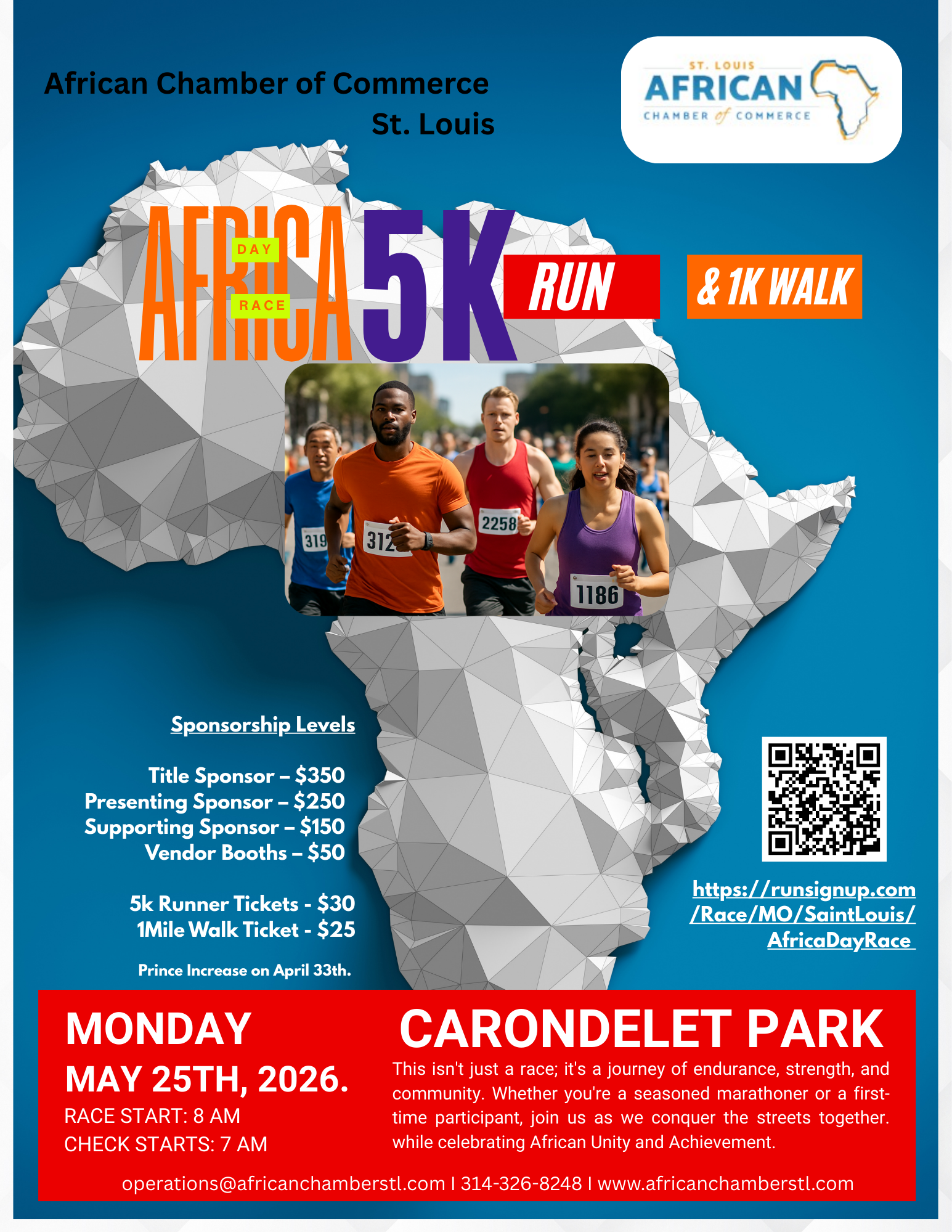Africa Day 5K Race and 1k Walk