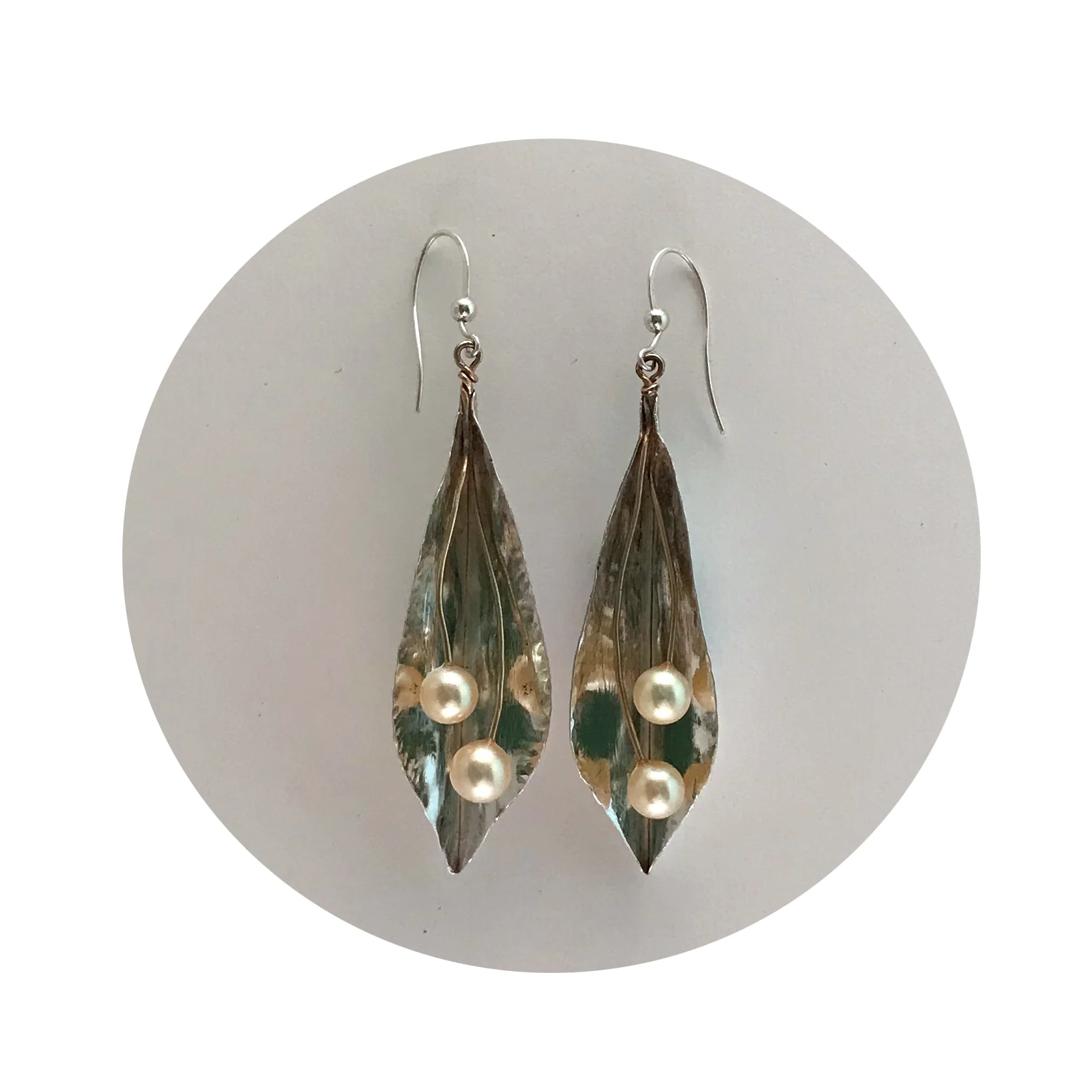 E Akoya Pearls in Leaf Earrings.jpg