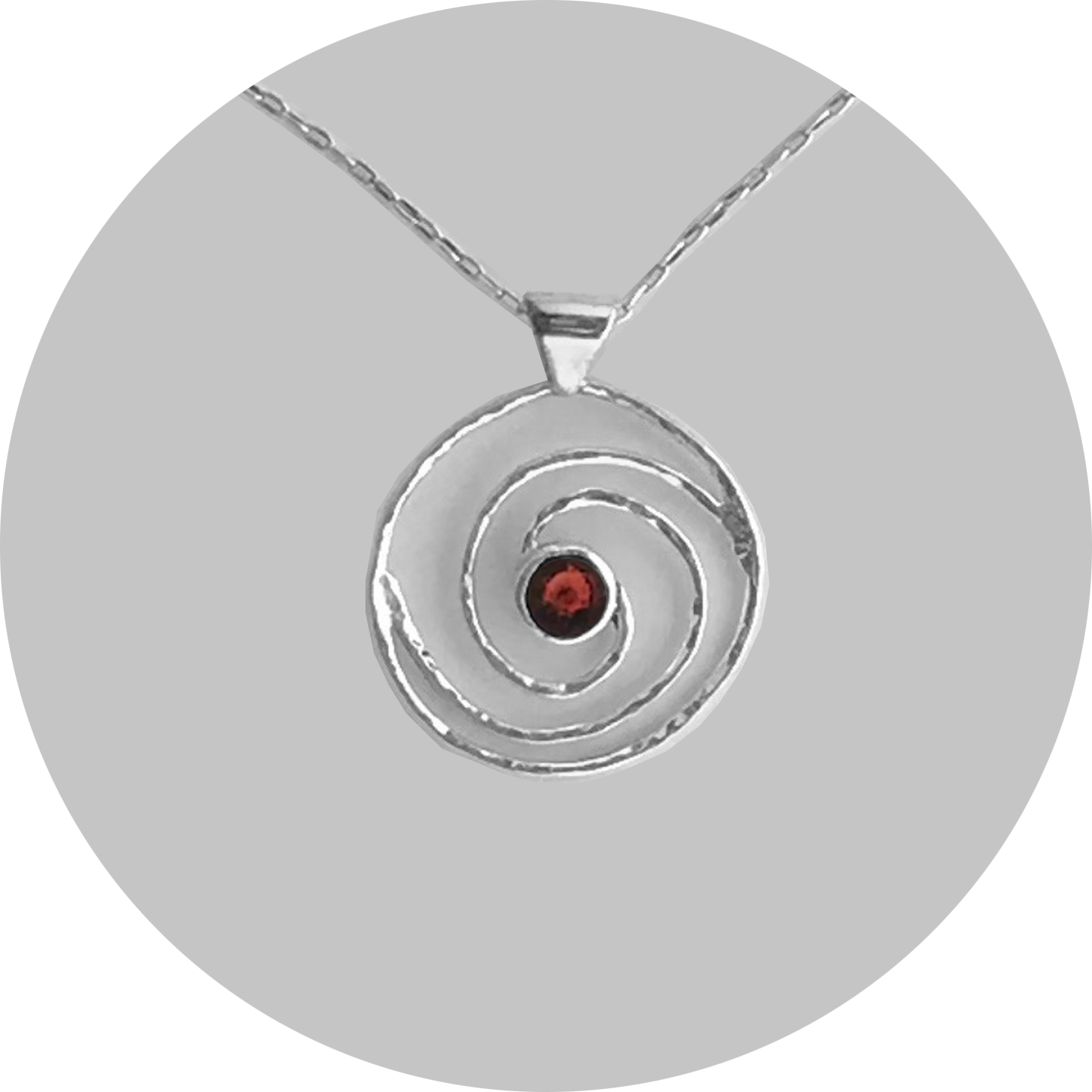 Galaxy Garnet Pendant