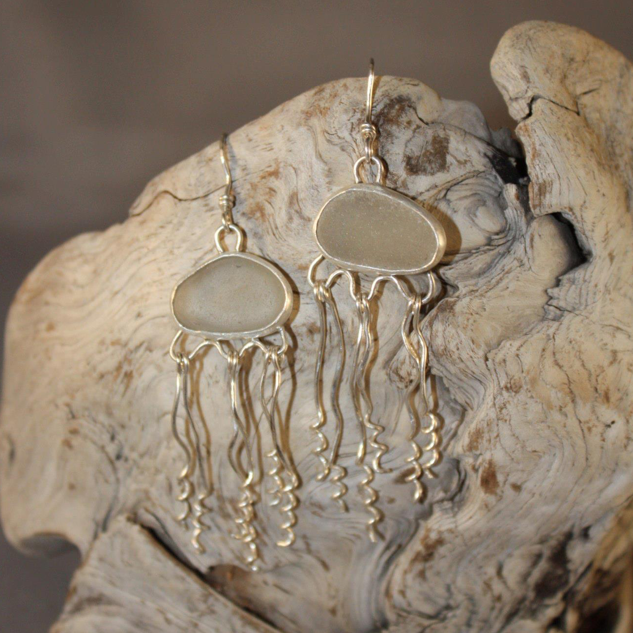 Sea Glass Jelly Fish