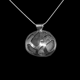Abstract Cutout Pendant
