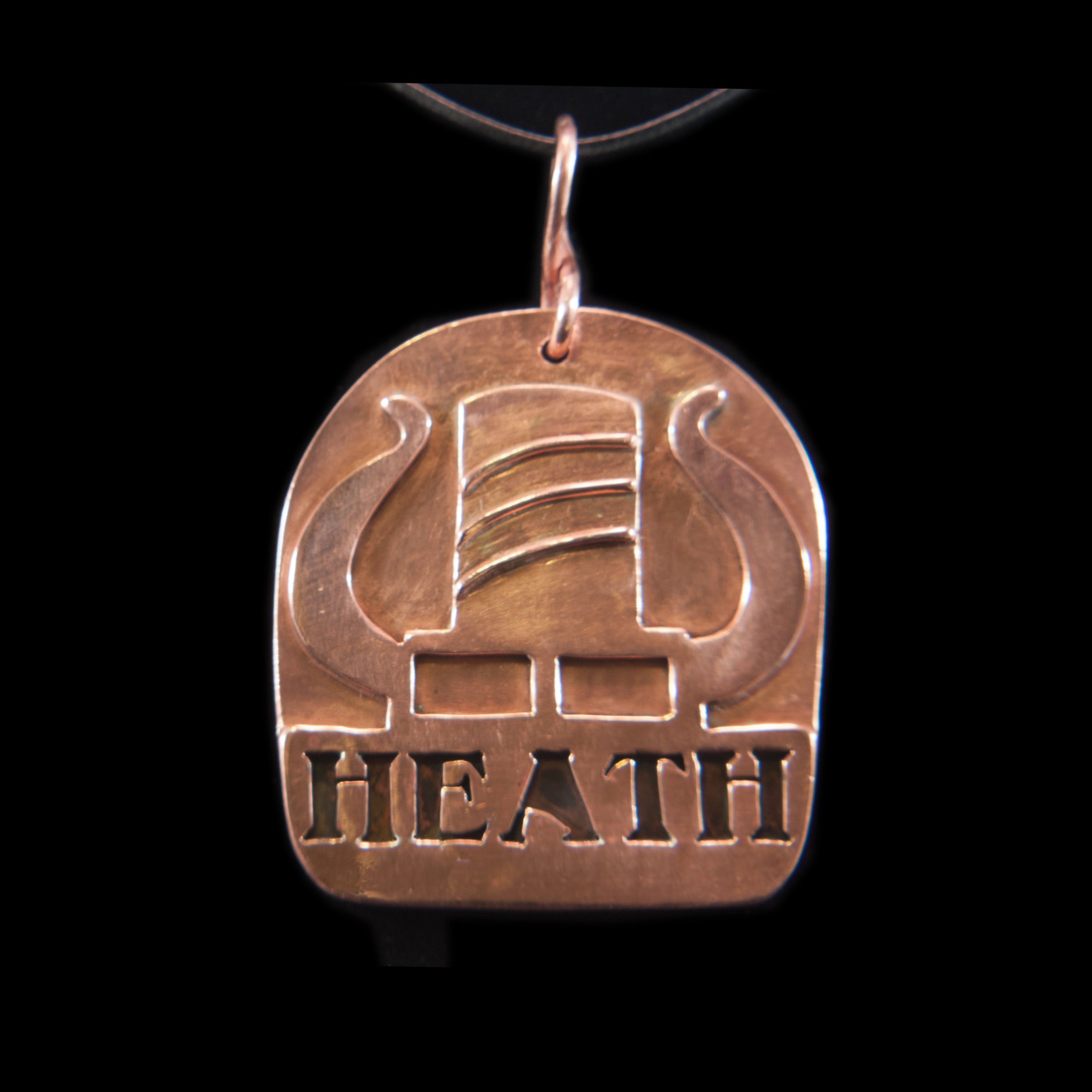 Copper Key Fob or Pendant