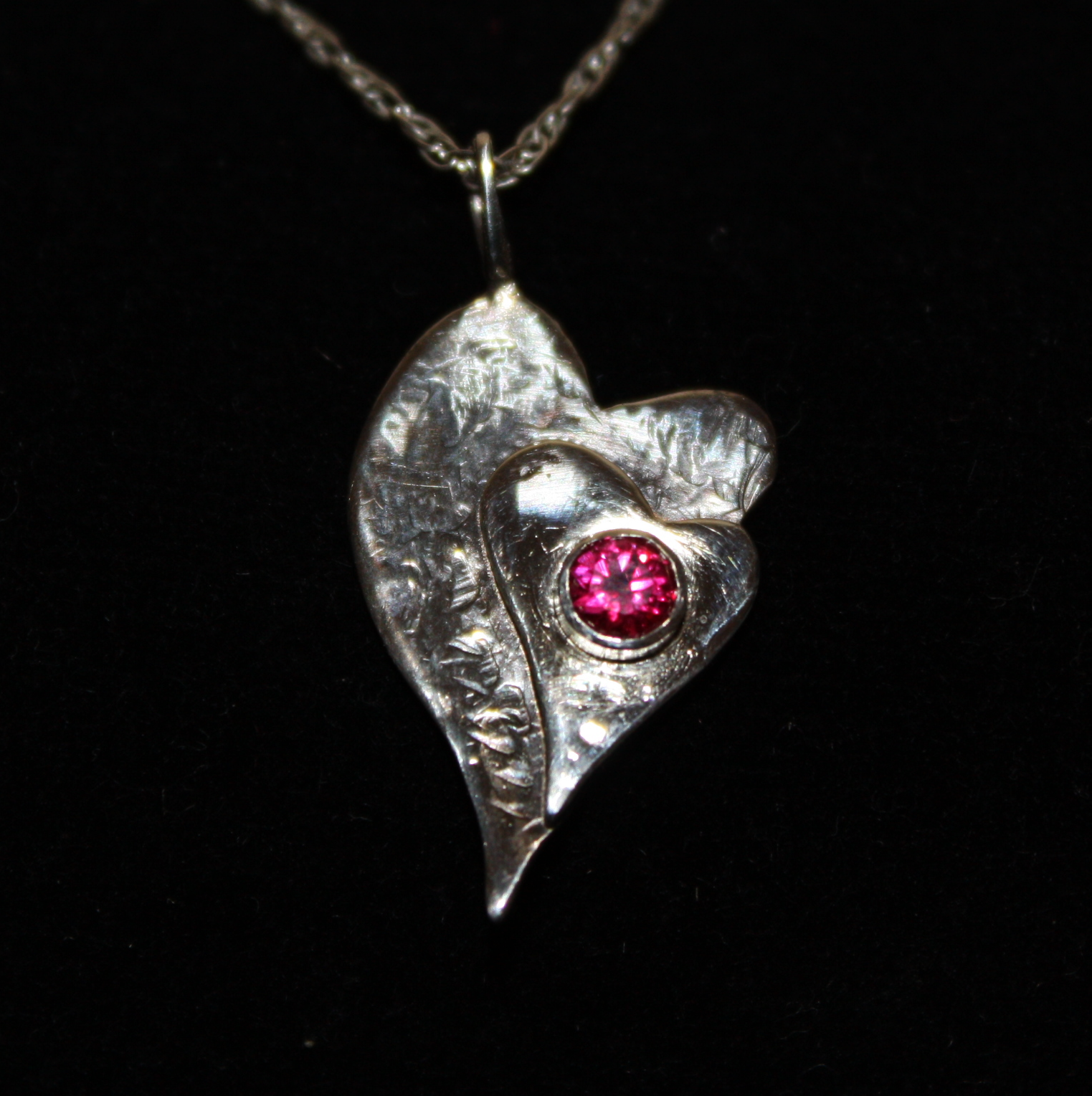 Heart Pendant with Ruby 2