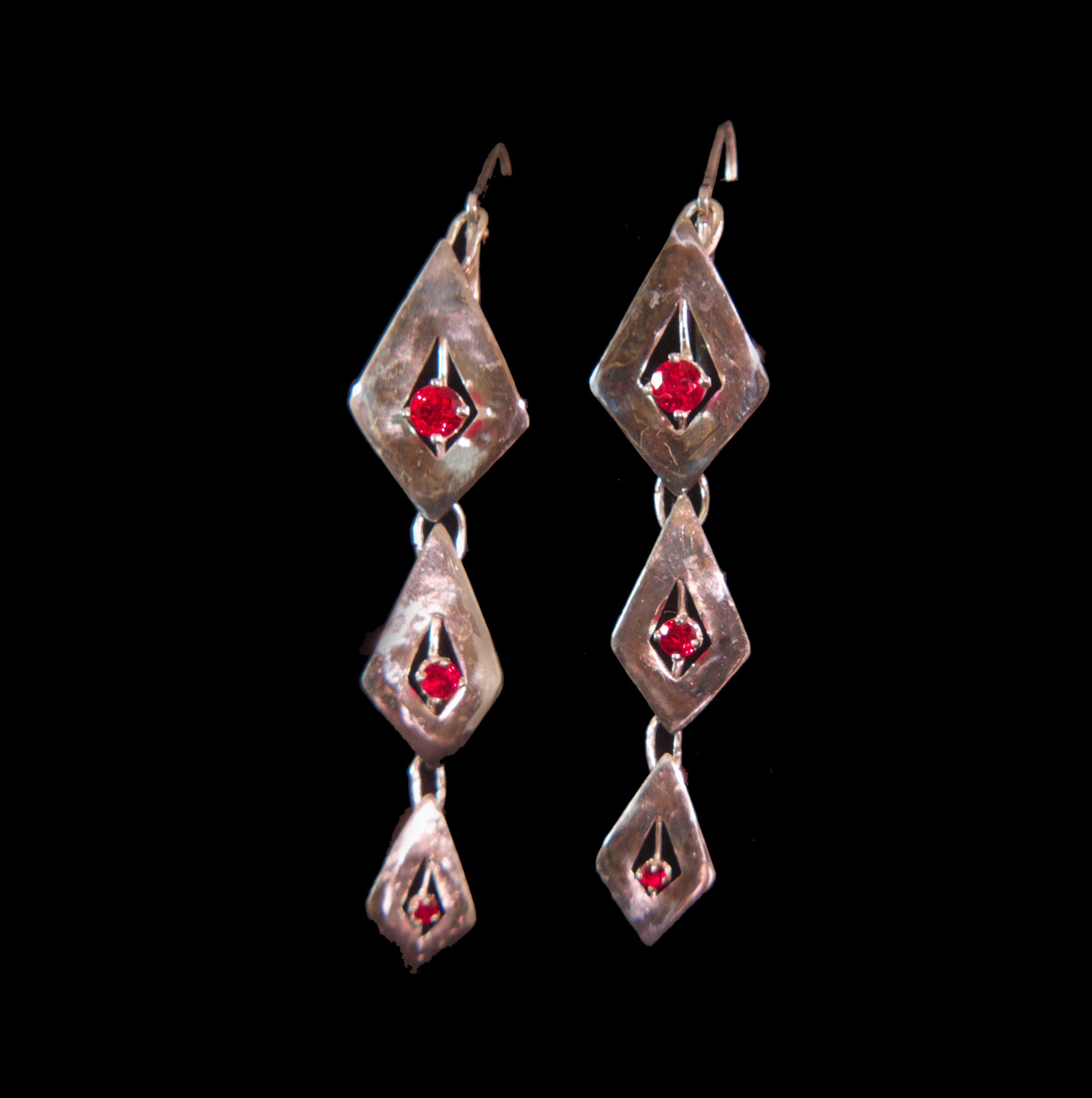 Ruby Chandelier Earrings