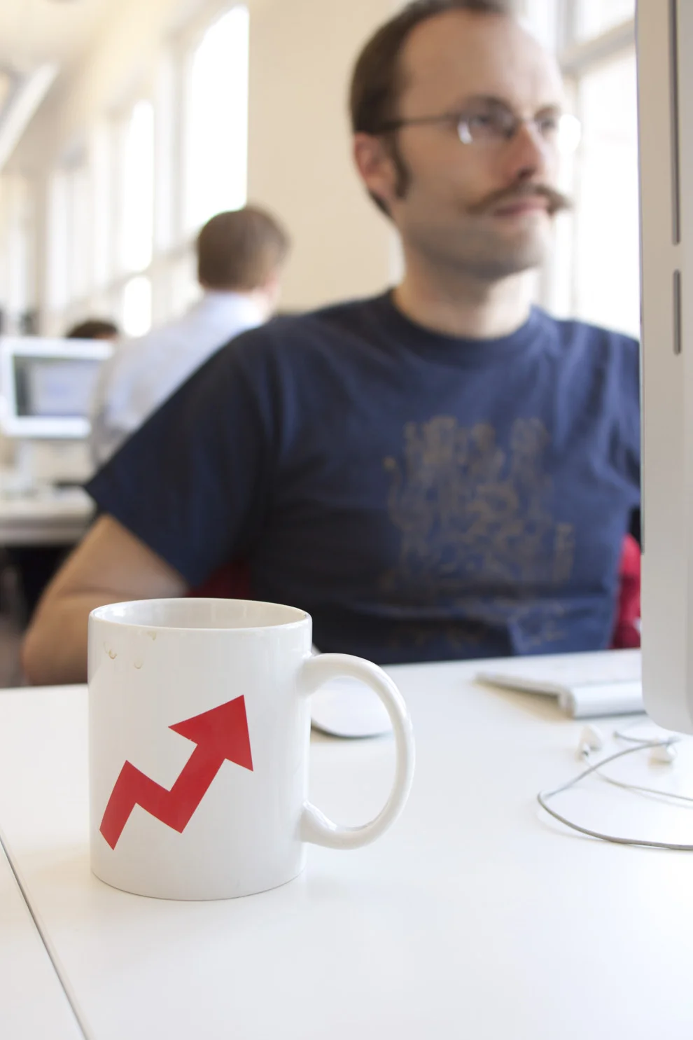 Startup life means making startup swag.