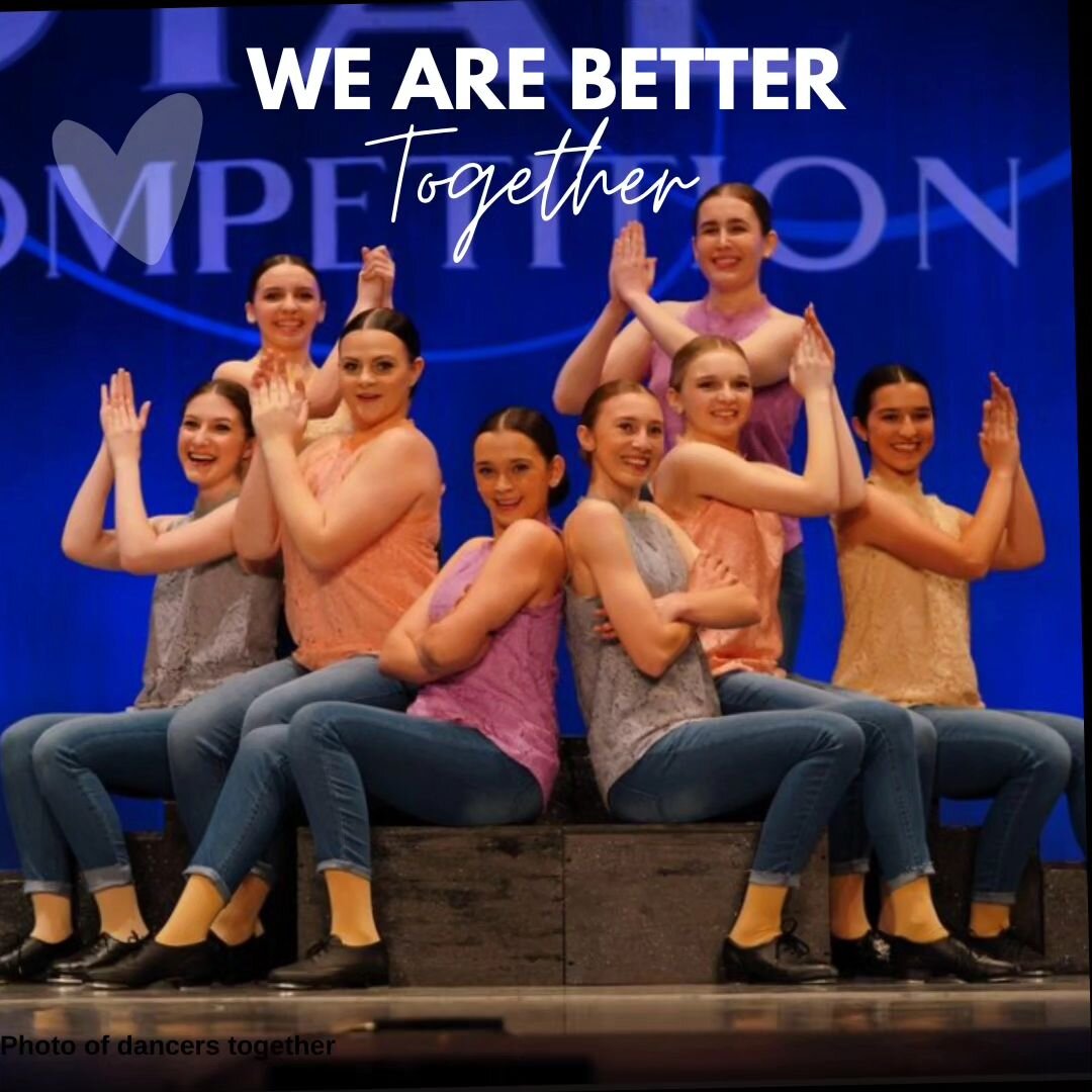 Here are some reasons why we're better together

💕 We lift each other up

💪 We can overcome challenges

✨ We spread kindness

Dancing together is SO much better than dancing alone!

#isdlove #isdseason41 #dancefamily