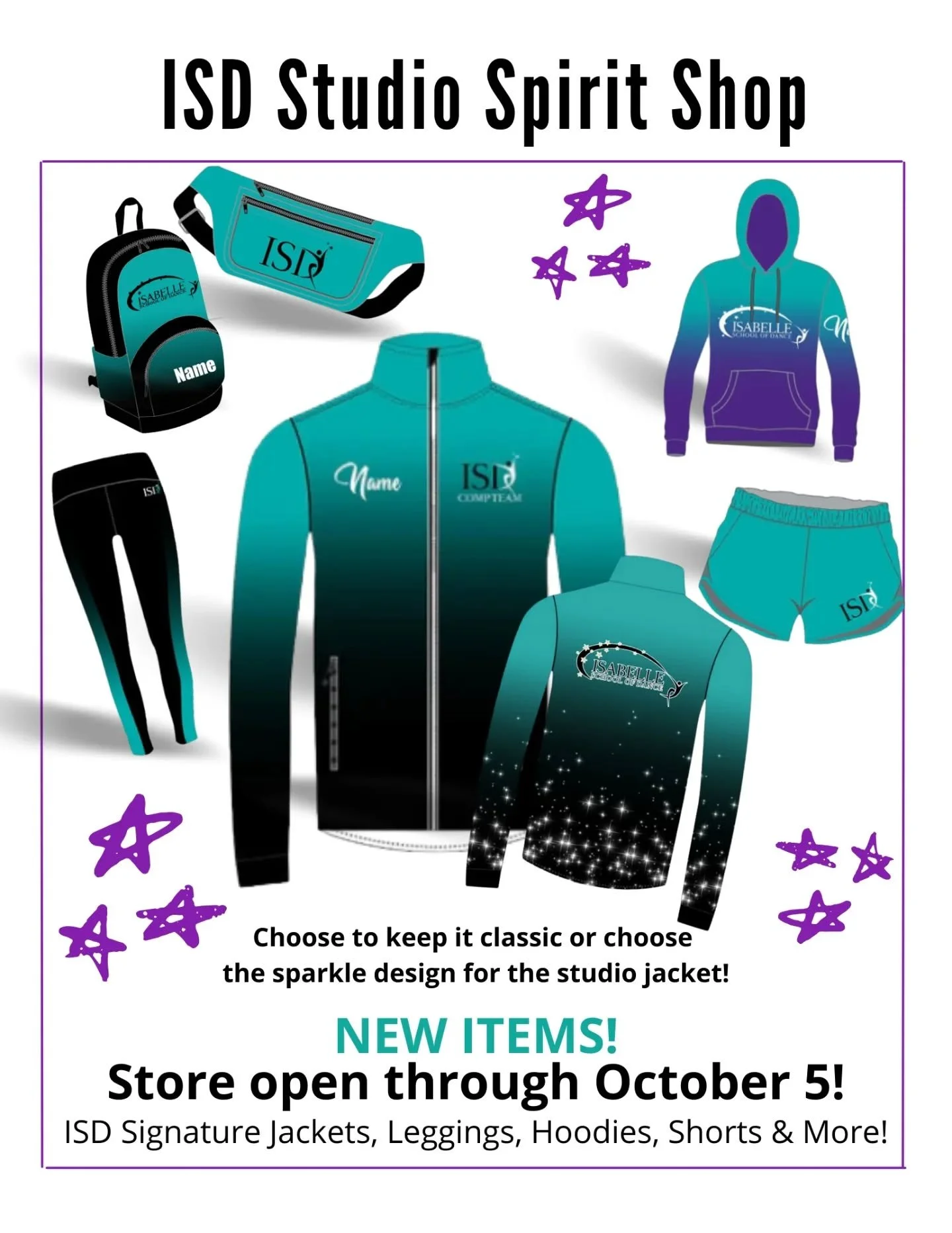 ✨ The ISD Spirit Shop is OPEN! ✨
New items just dropped: jackets, hoodies, leggings, shorts &amp; more!
Don&rsquo;t wait...store closes October 5.

👉  Tap the link in bio to shop your ISD gear now!
